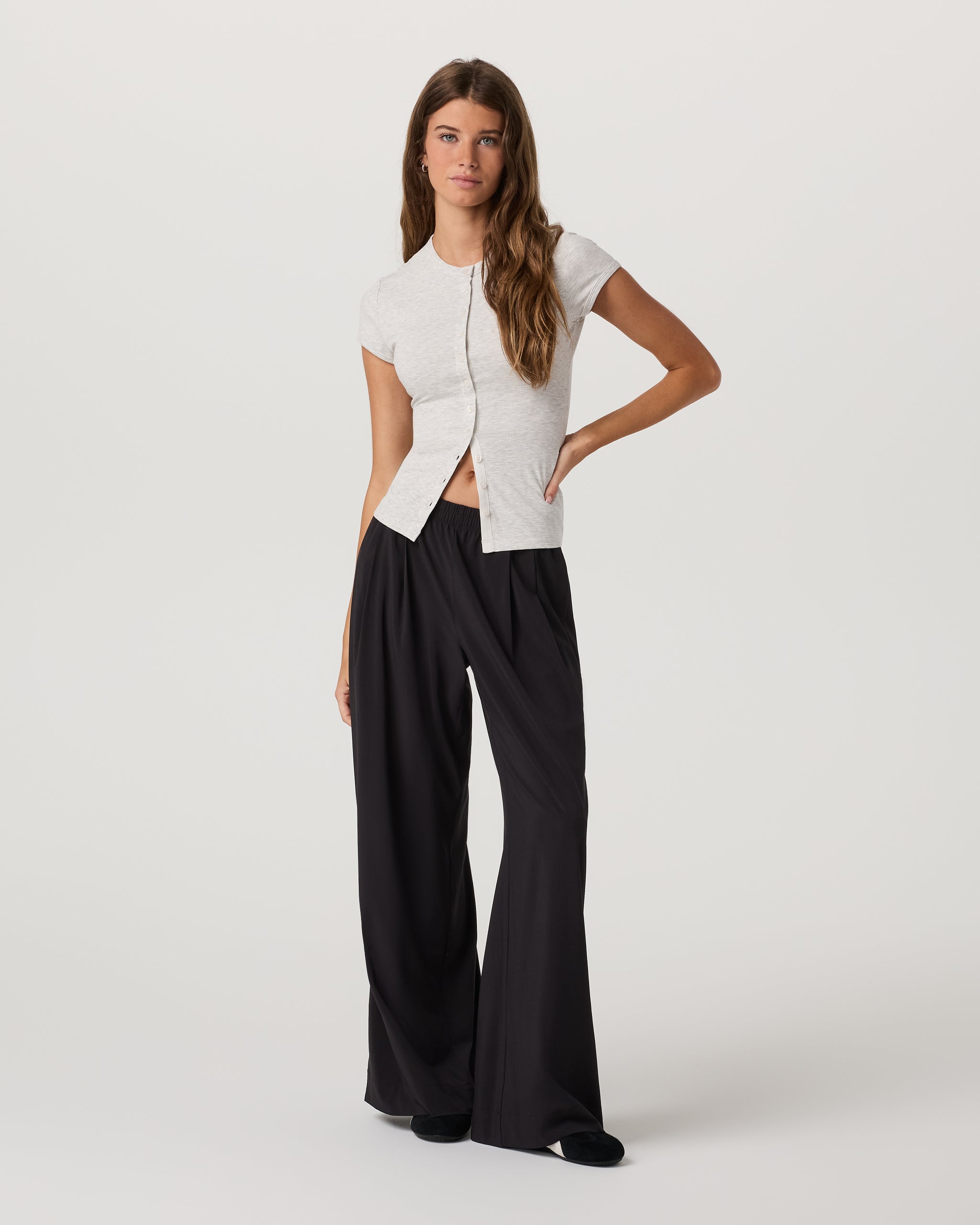Villa Vibes Wideleg - Short | Black - Image 4