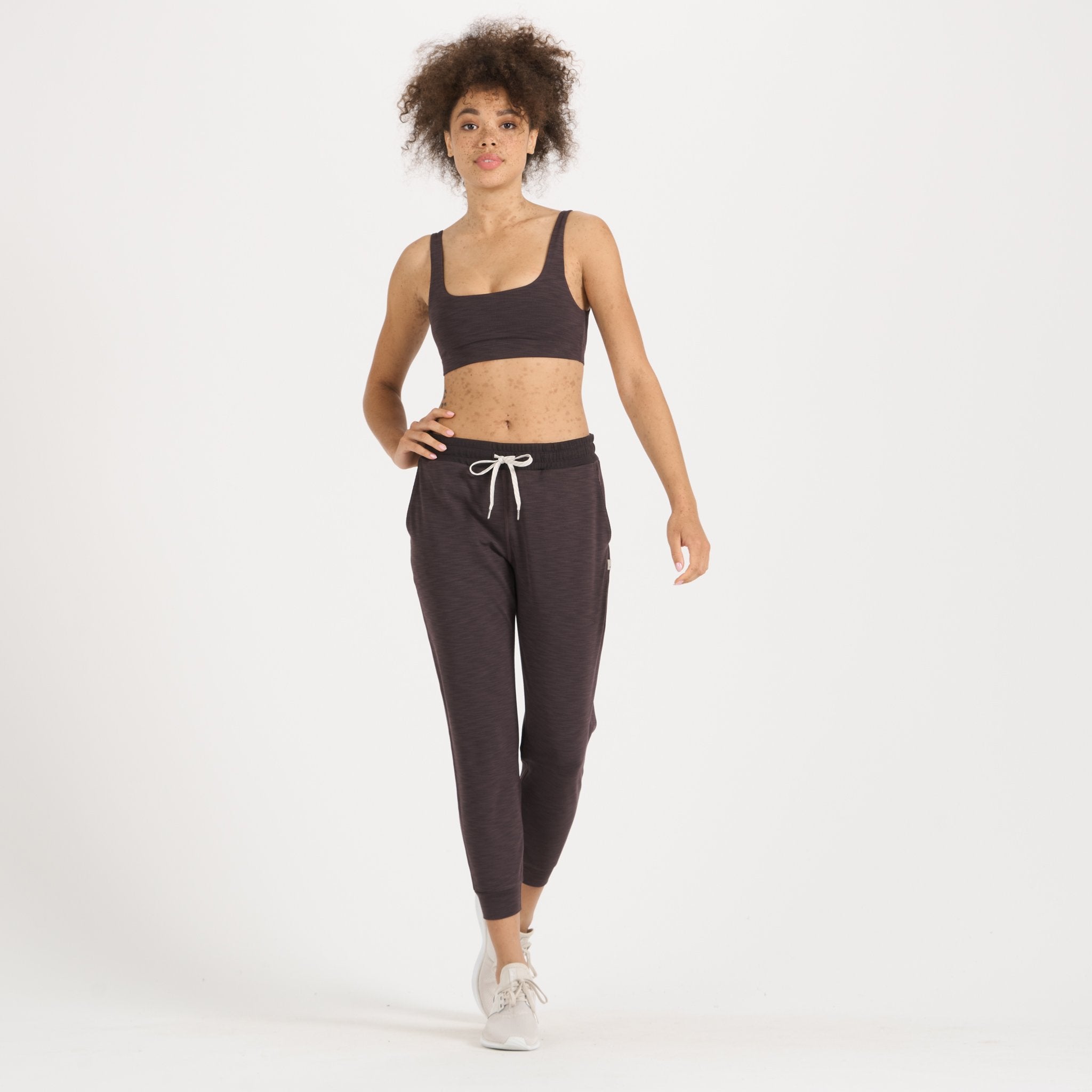 Lux Rib Performance Jogger | Quartz Heather - Image 3