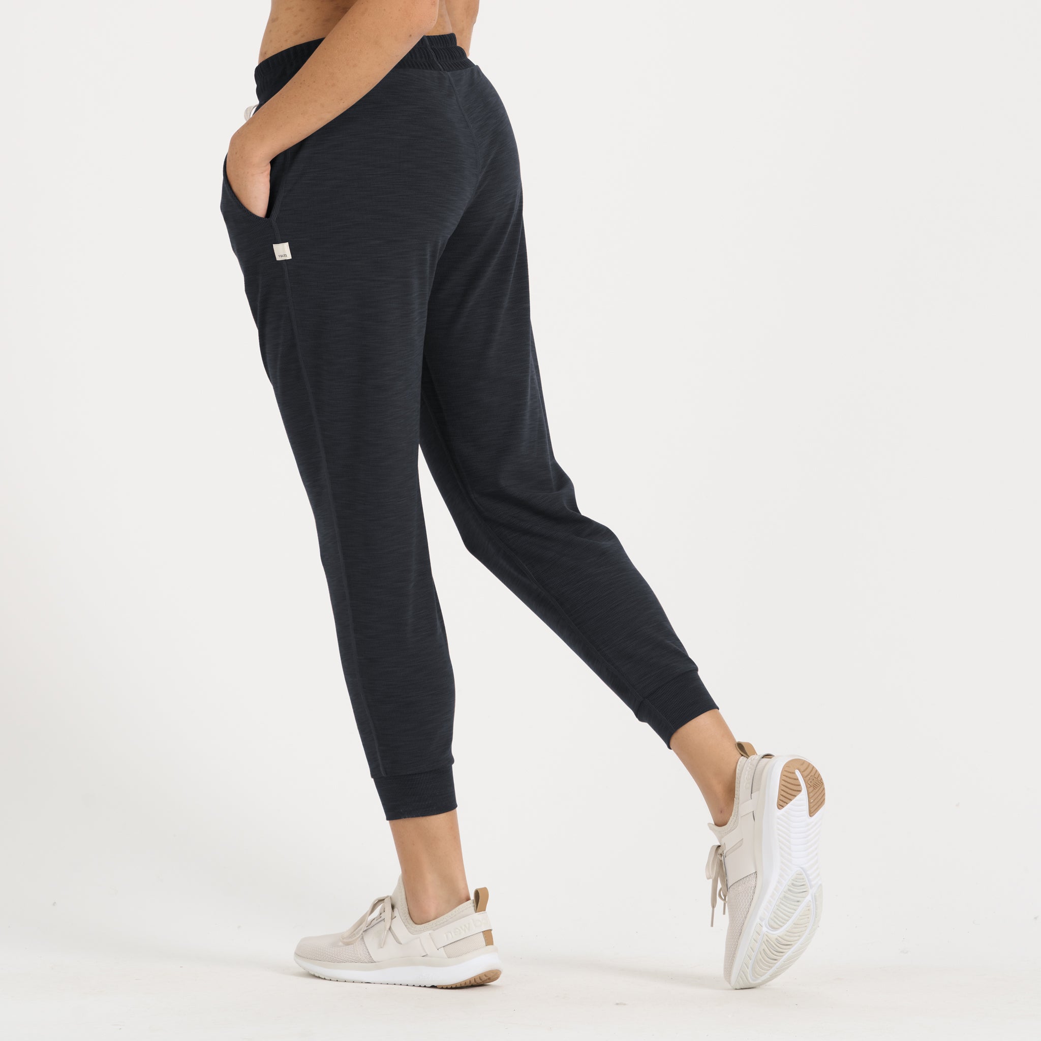 Lux Rib Performance Jogger | Midnight Heather - Image 2
