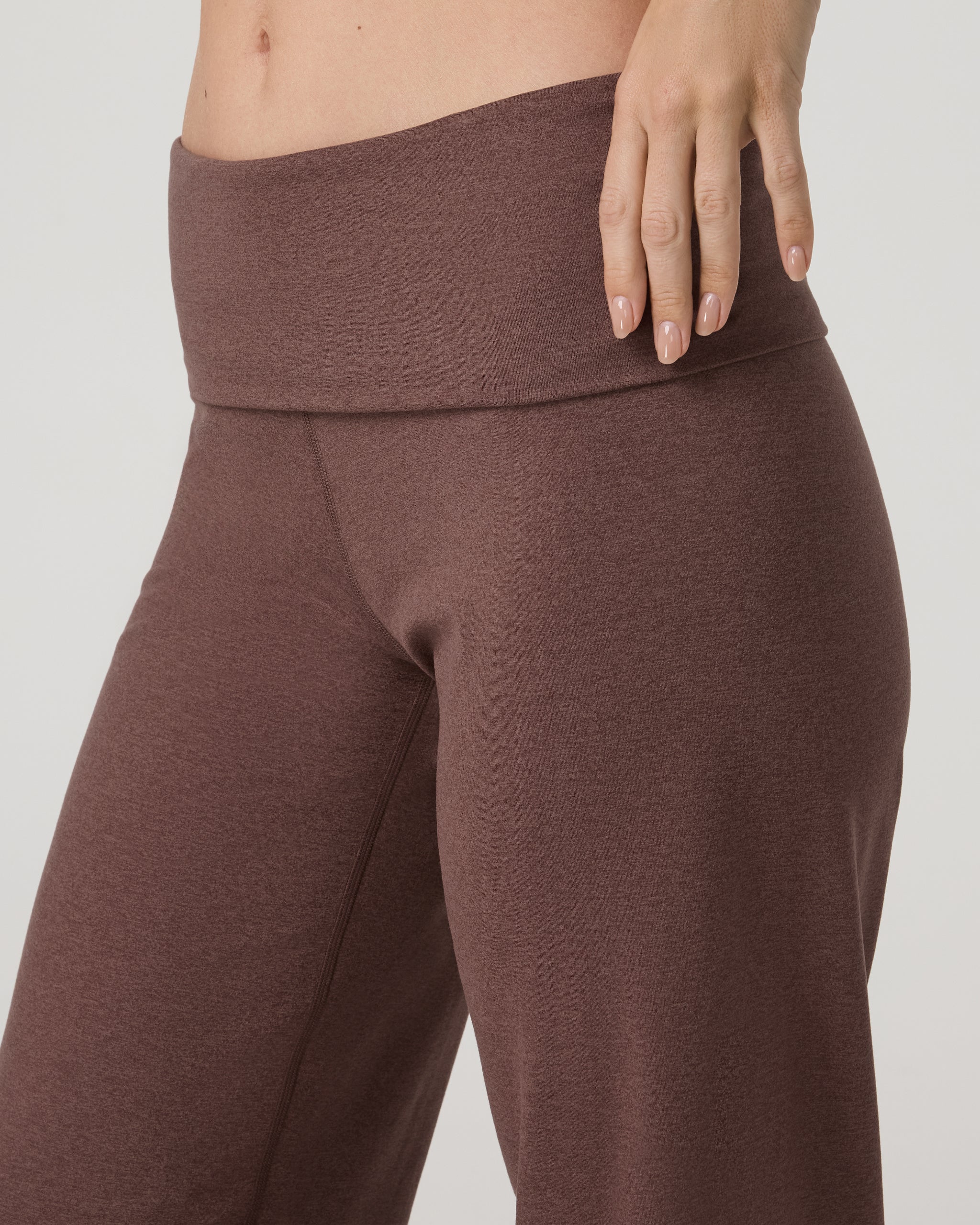 Granite Foldover Straight Leg | Sable Heather - Image 5