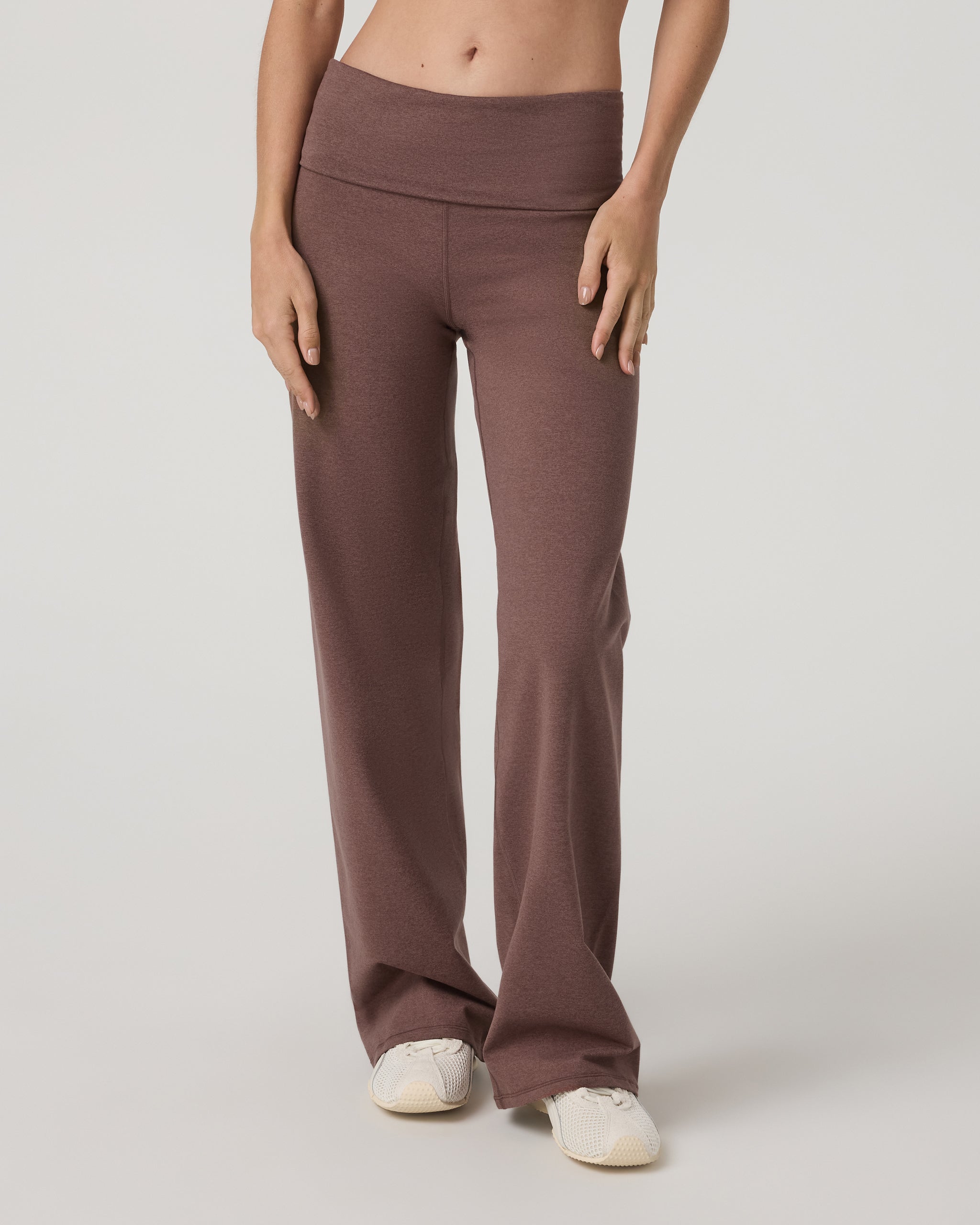 Granite Foldover Straight Leg | Sable Heather - Image 2