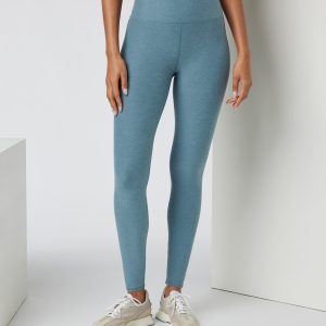 Clean Elevation Legging - Long | Smoke Blue Heather