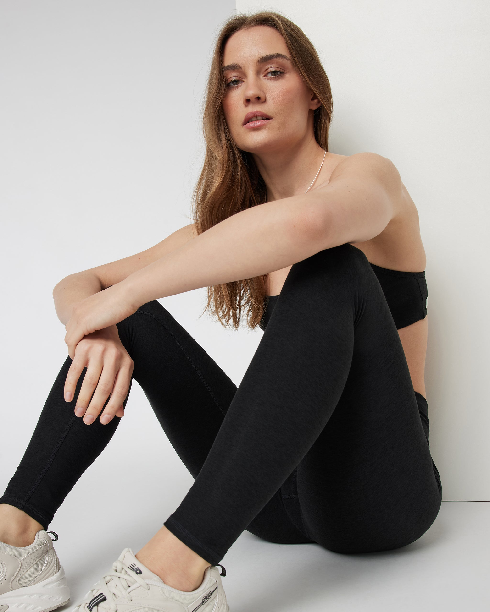 Clean Elevation Legging-Long | Black Heather - Image 4