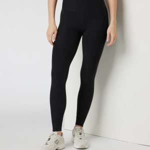 Clean Elevation Legging-Long | Black Heather
