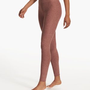 Clean Elevation Legging-Long | Hazelnut Heather