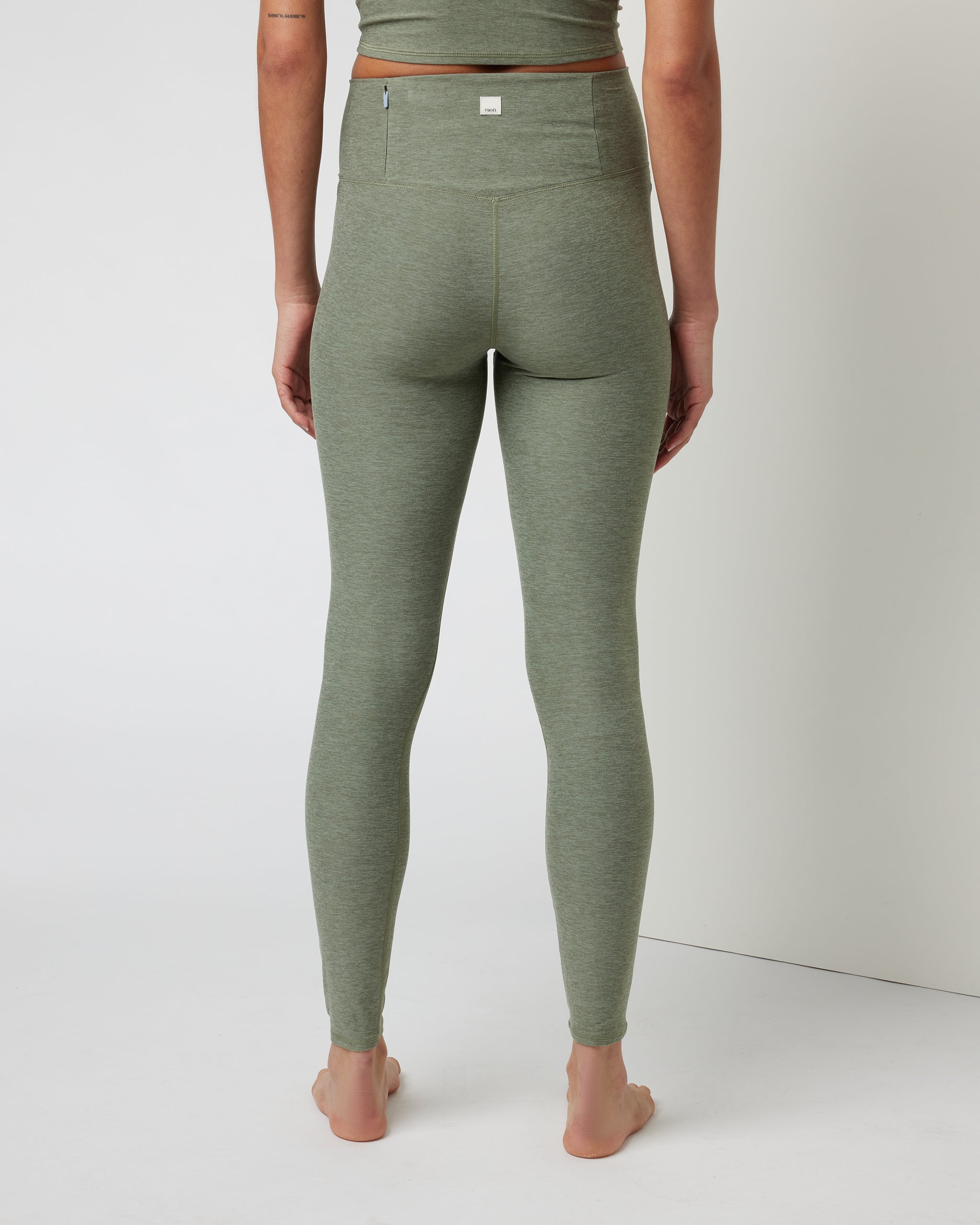 Clean Elevation Legging-Long | Pistachio Heather - Image 3