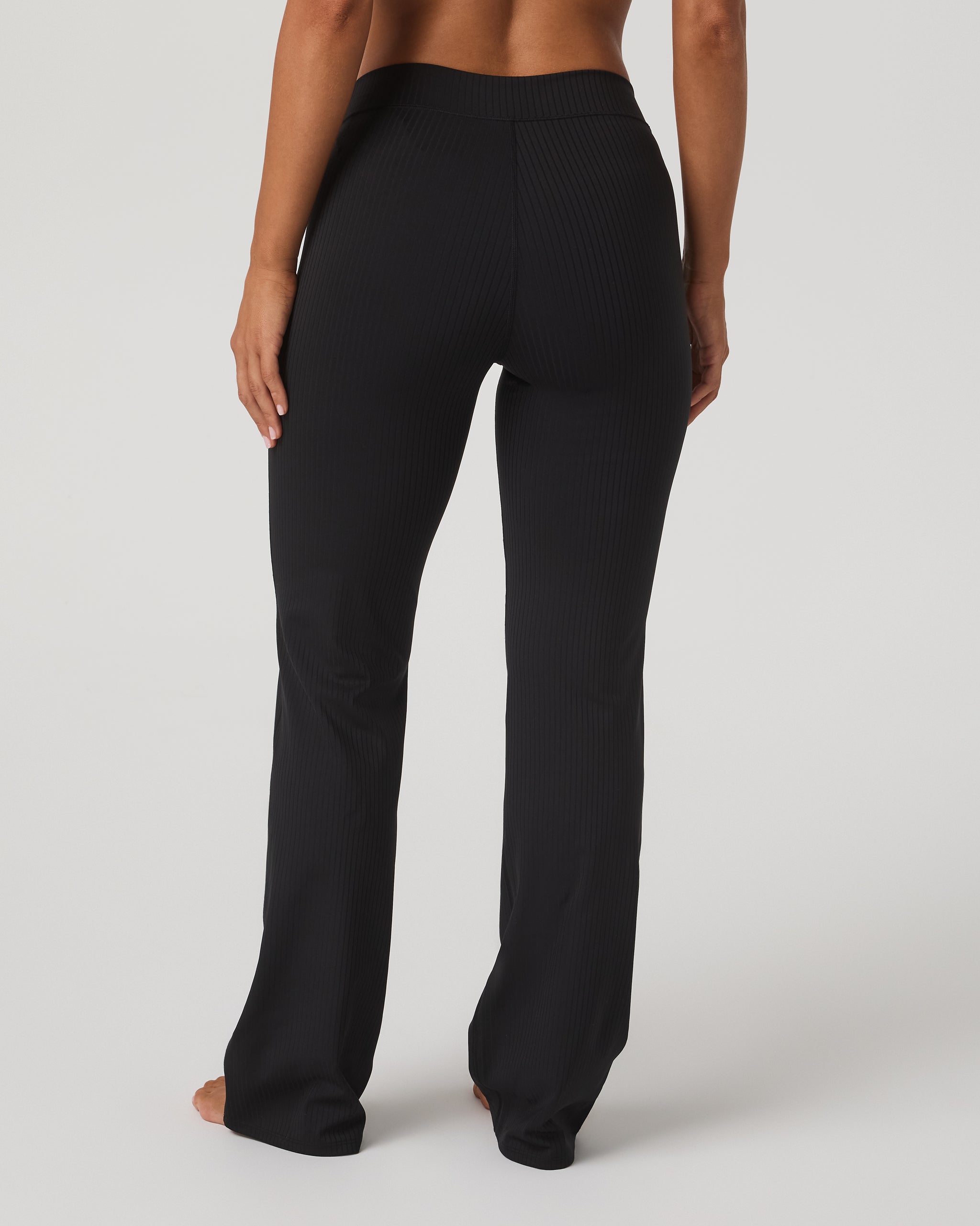 Inversion Rib Slim Flare | Black - Image 3