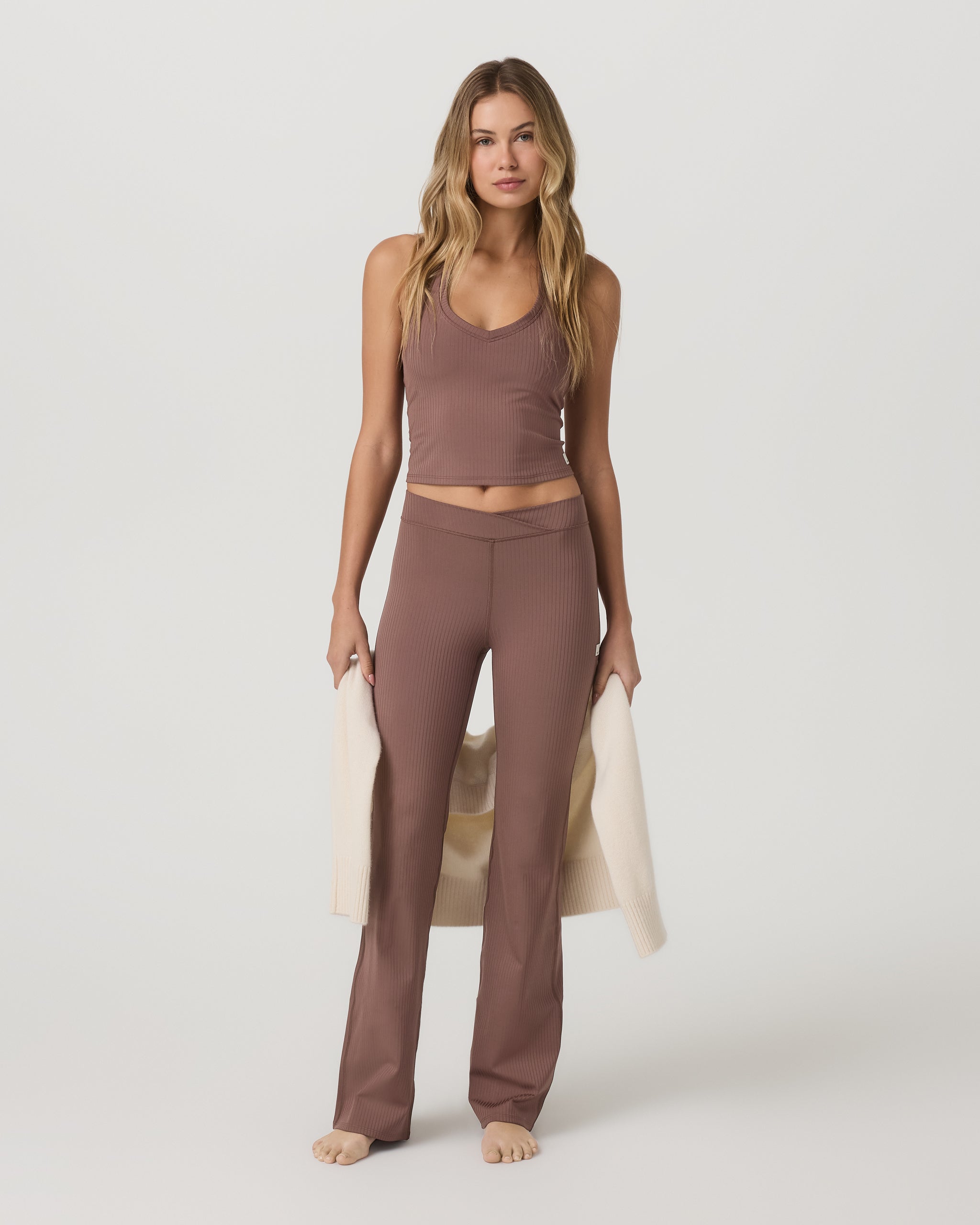 Inversion Rib Slim Flare | Sable - Image 4