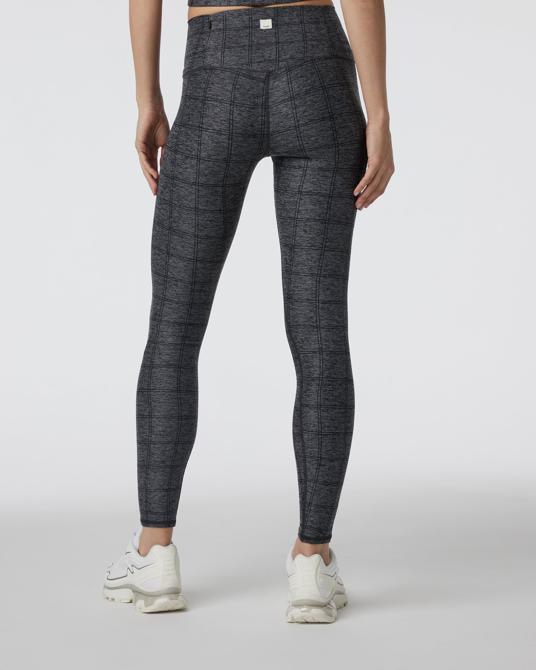 Clean Elevation Legging | Charcoal Windowpane - Image 3