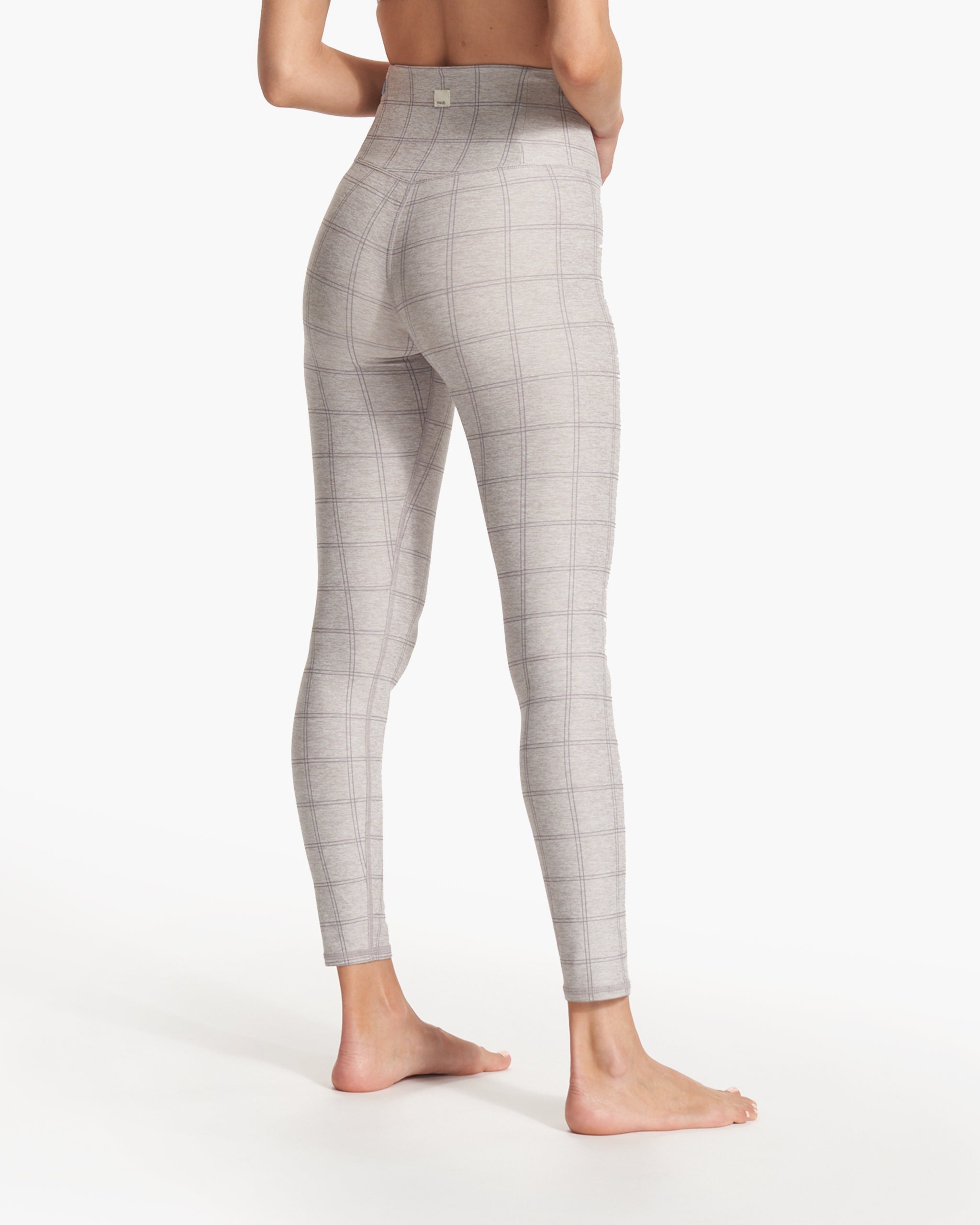 Clean Elevation Legging | Clay Heather Windowpane - Image 5