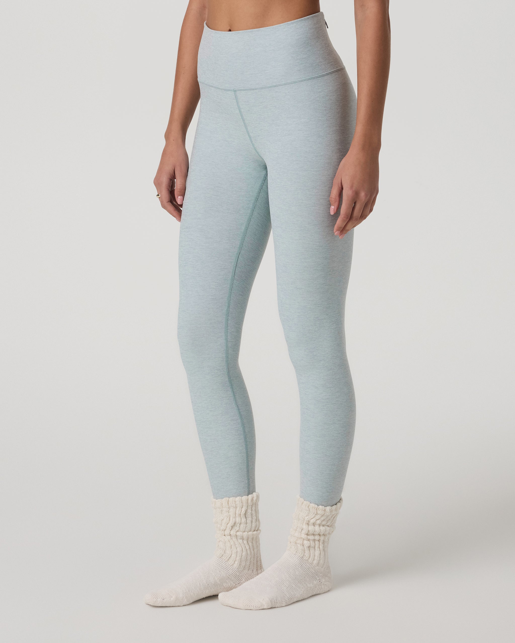 Clean Elevation Legging - Long | Blue Haze Heather