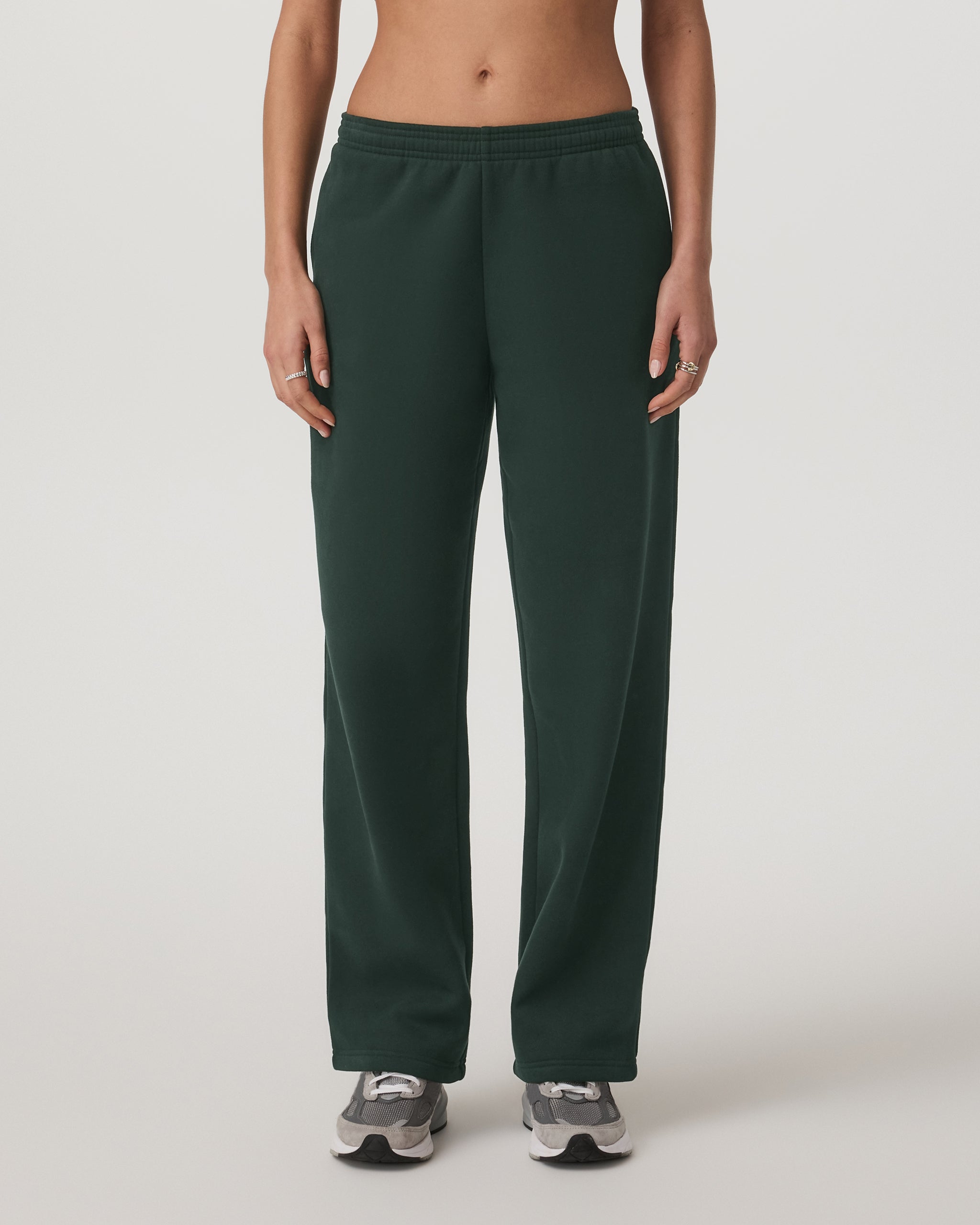 Restore Straight Leg Sweatpant-Long | Evergreen