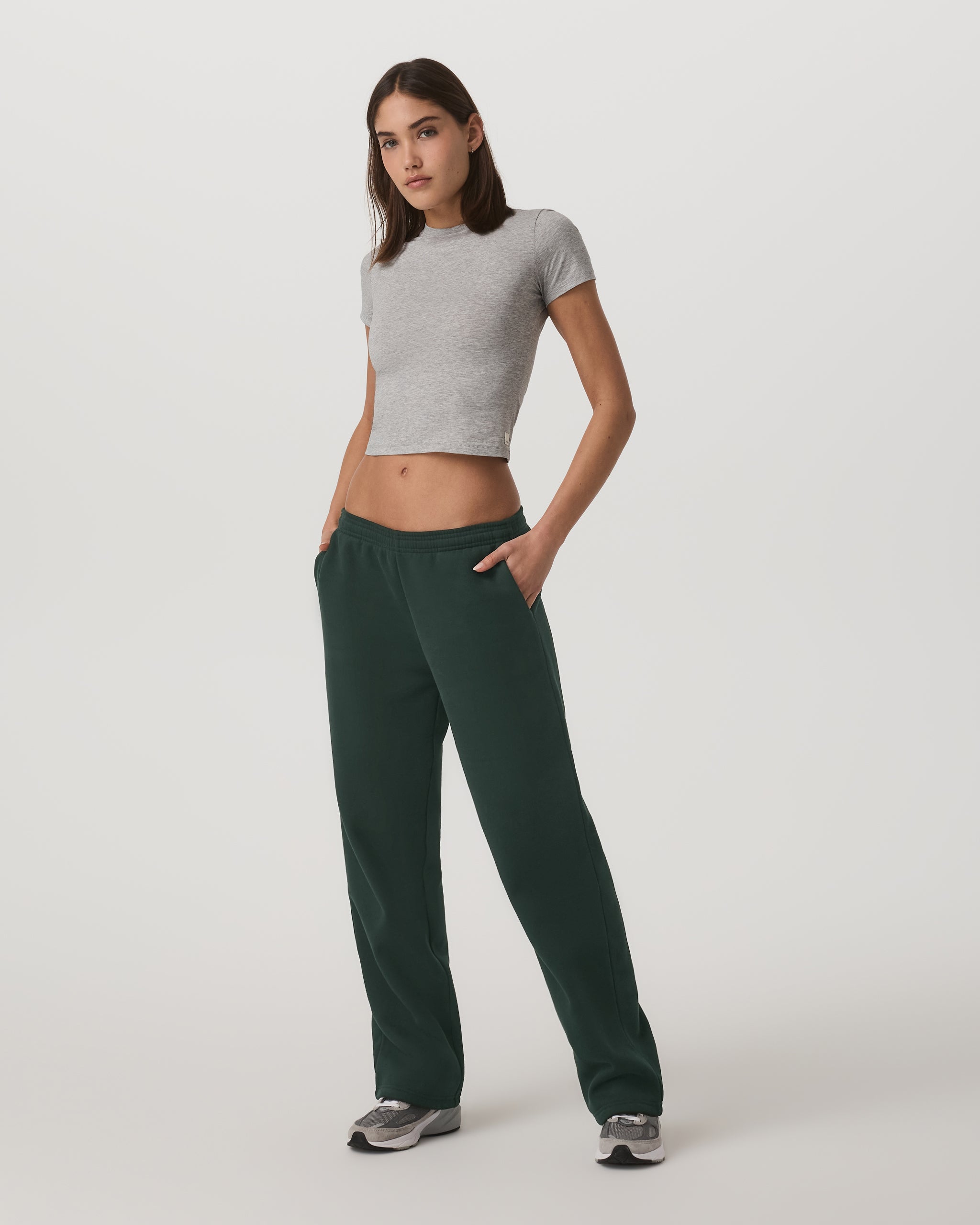 Restore Straight Leg Sweatpant-Long | Evergreen - Image 2