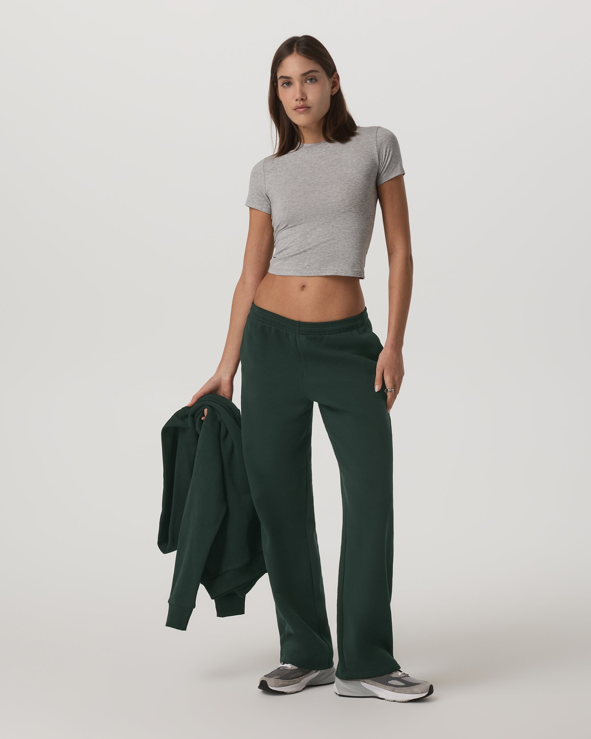 Restore Straight Leg Sweatpant-Short | Evergreen - Image 4