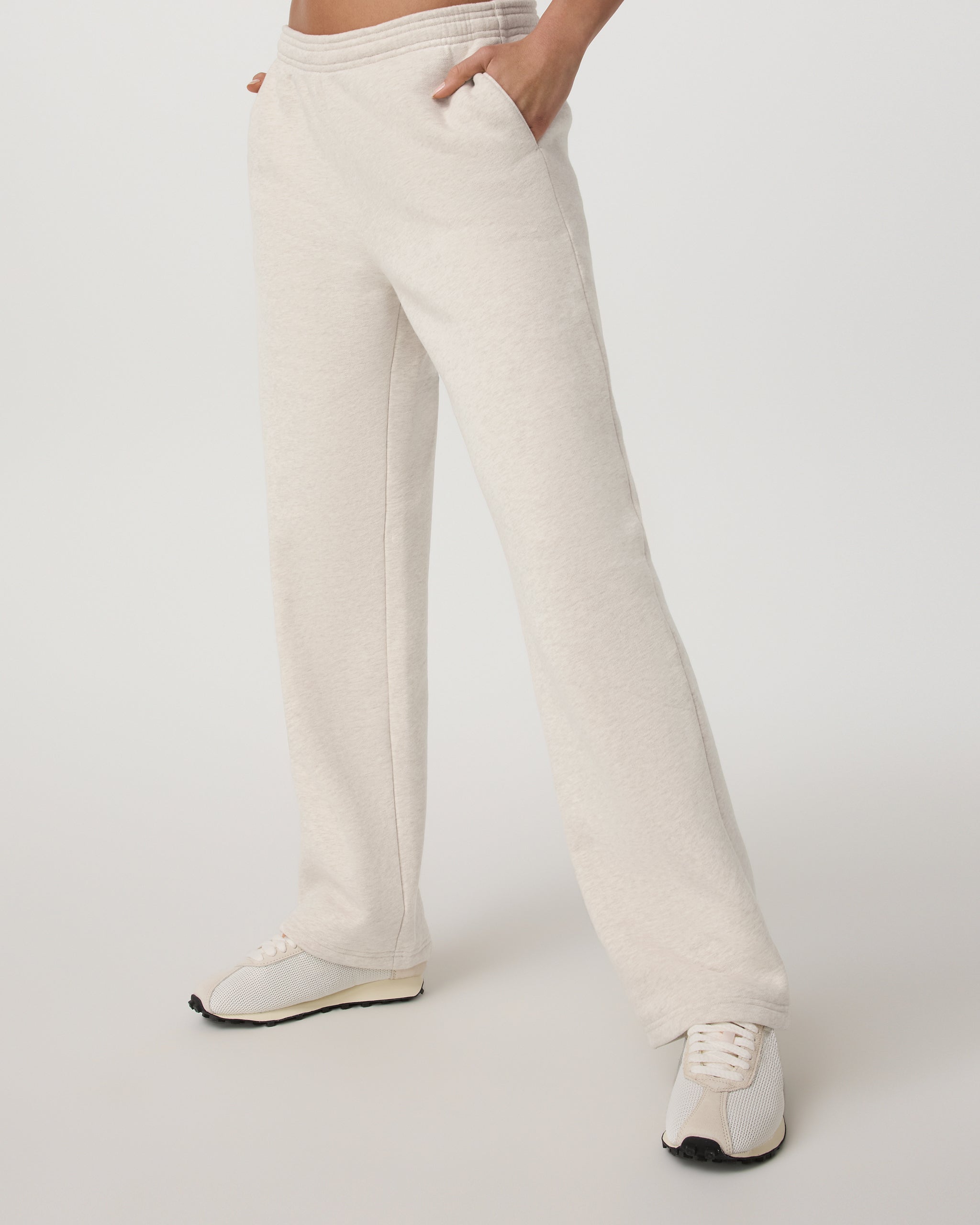 Restore Straight Leg Sweatpant-Short | Bone Heather