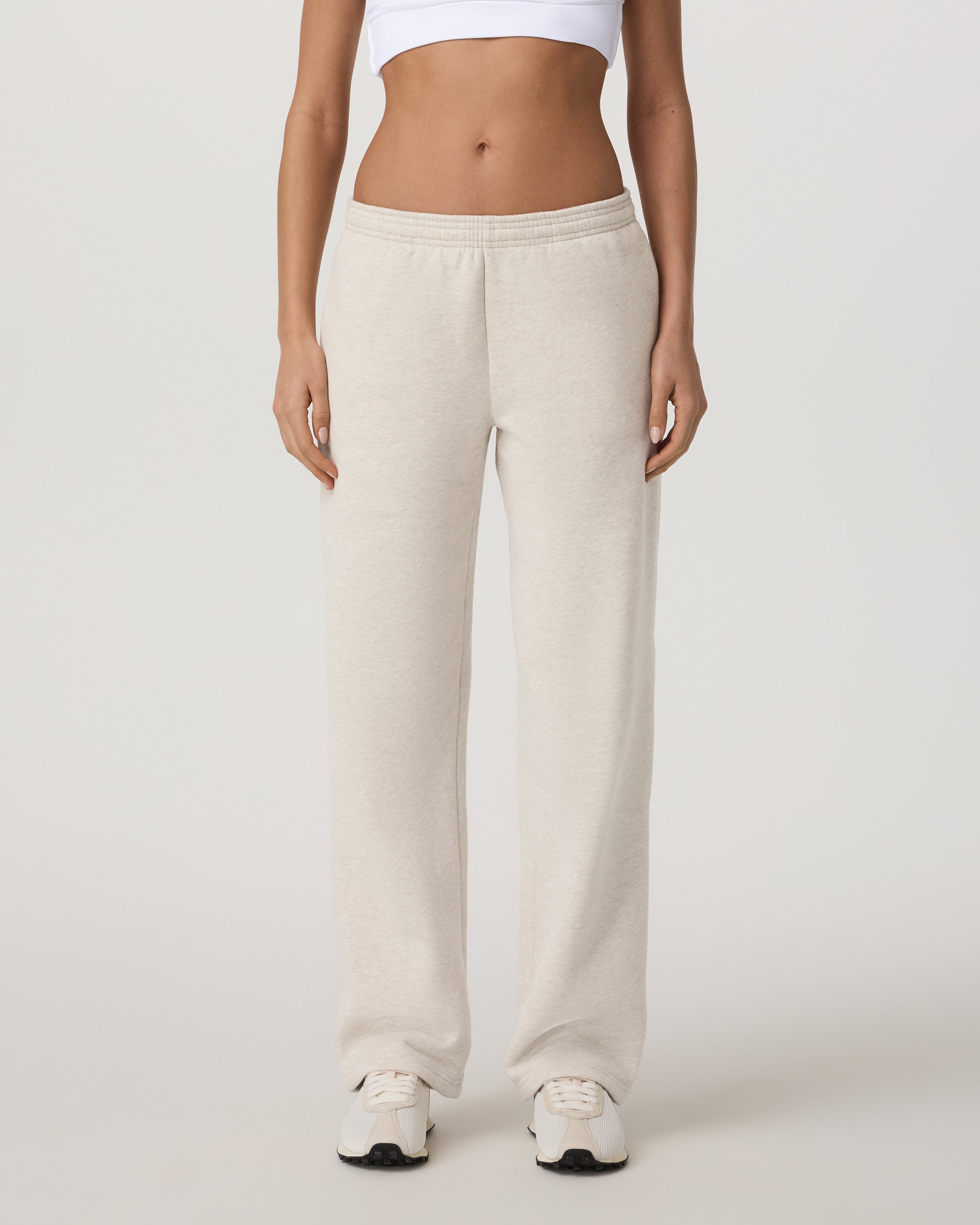 Restore Straight Leg Sweatpant-Short | Bone Heather - Image 2