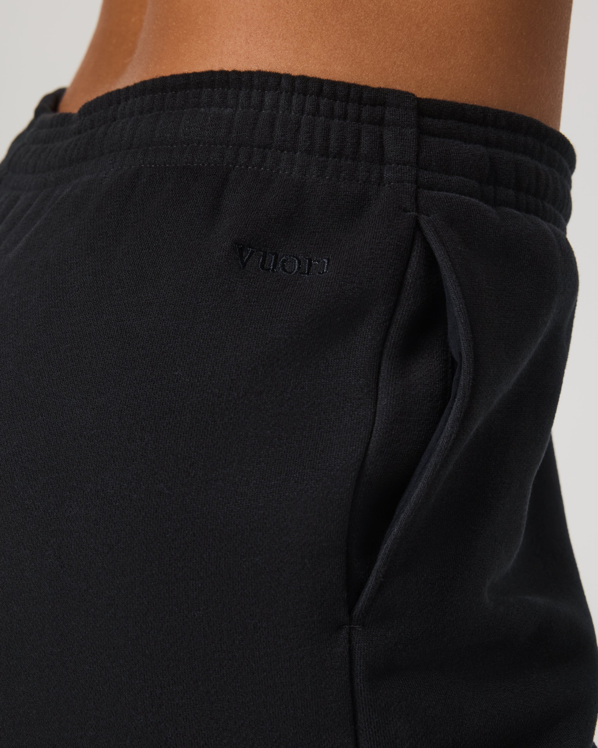 Restore Straight Leg Sweatpant-Short | Washed Black - Image 4