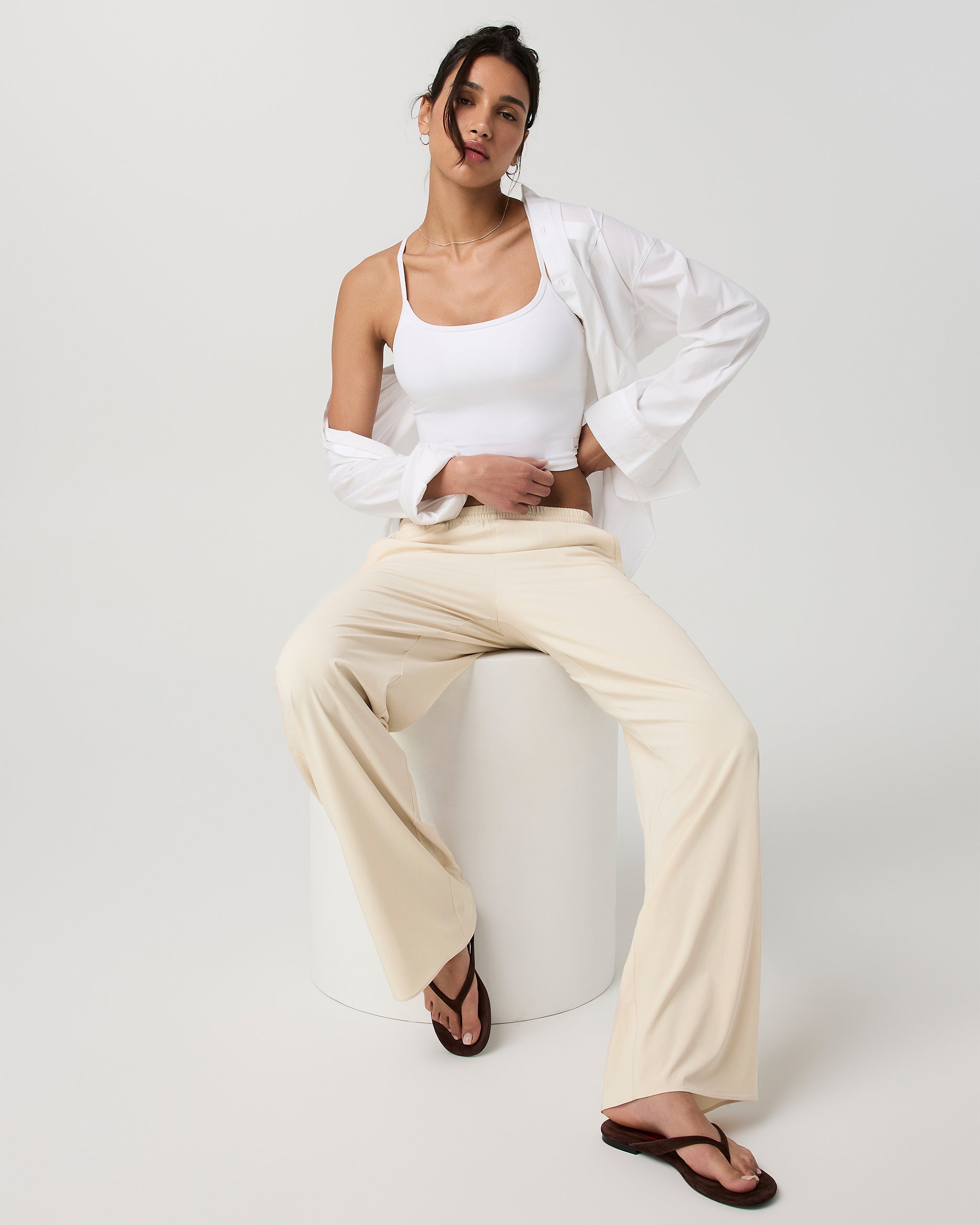 Villa Everyday Wideleg - Long | Bleached Sand - Image 2