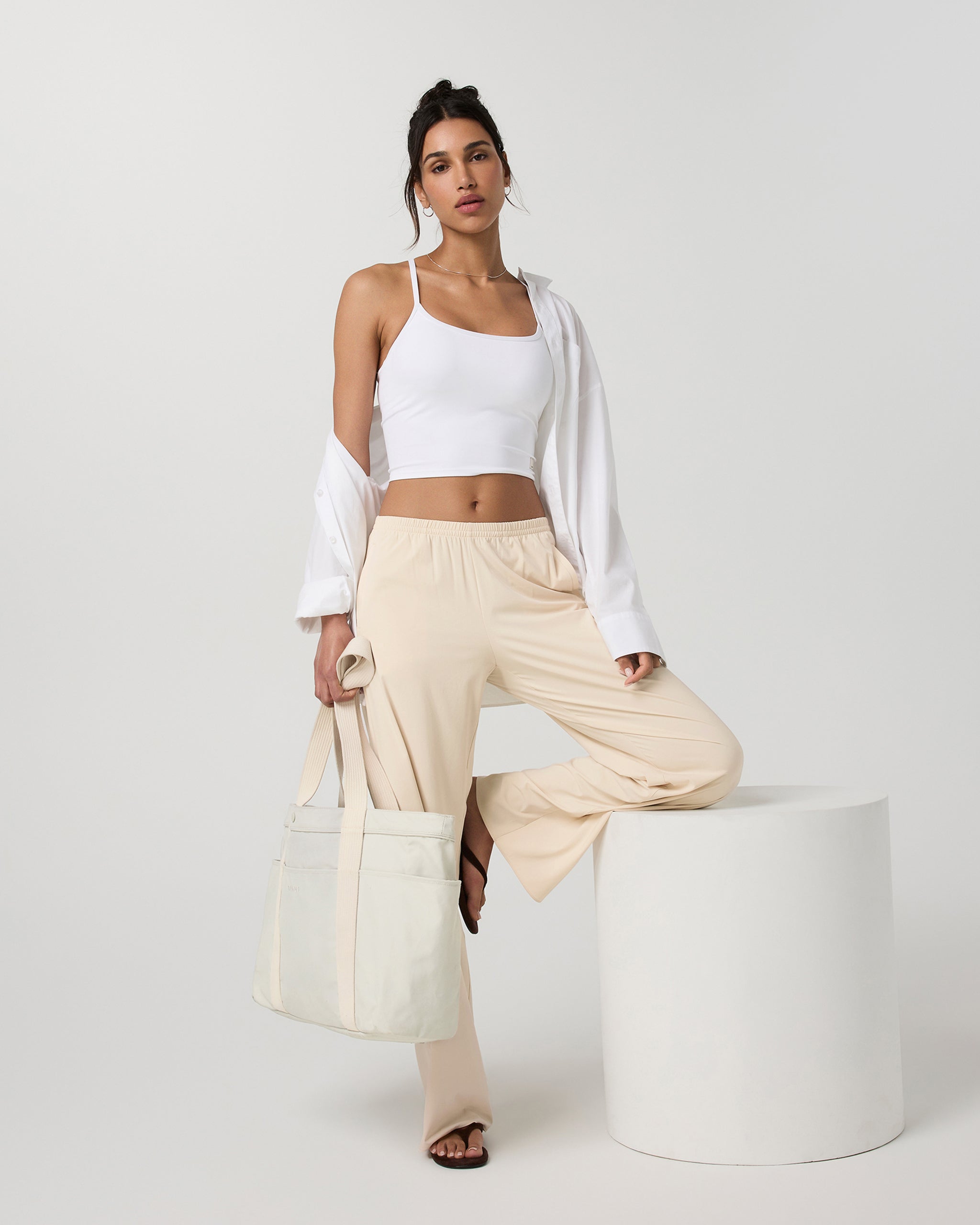 Villa Everyday Wideleg - Short | Bleached Sand - Image 4