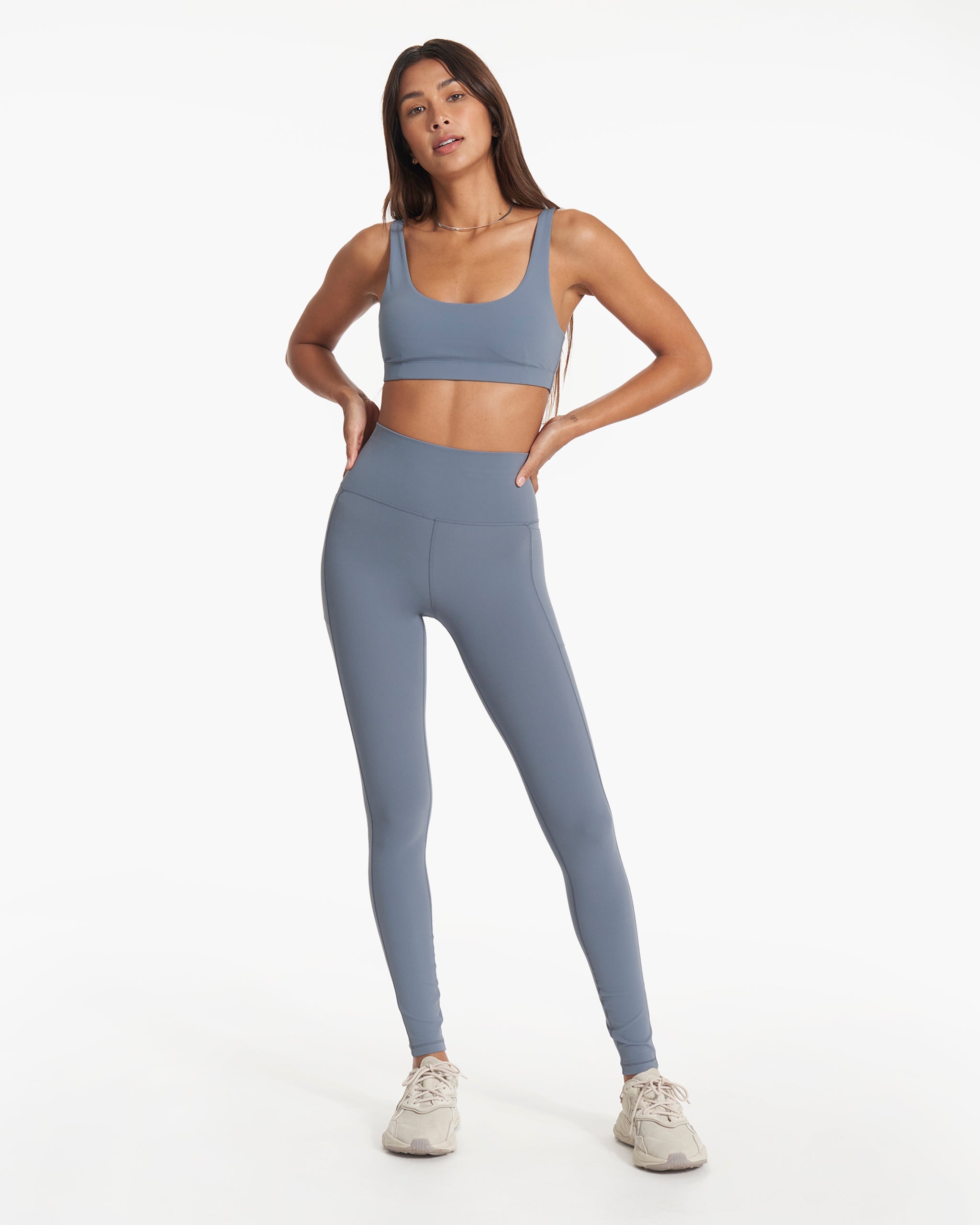 Studio Pocket Legging-Long | Light Azure - Image 5