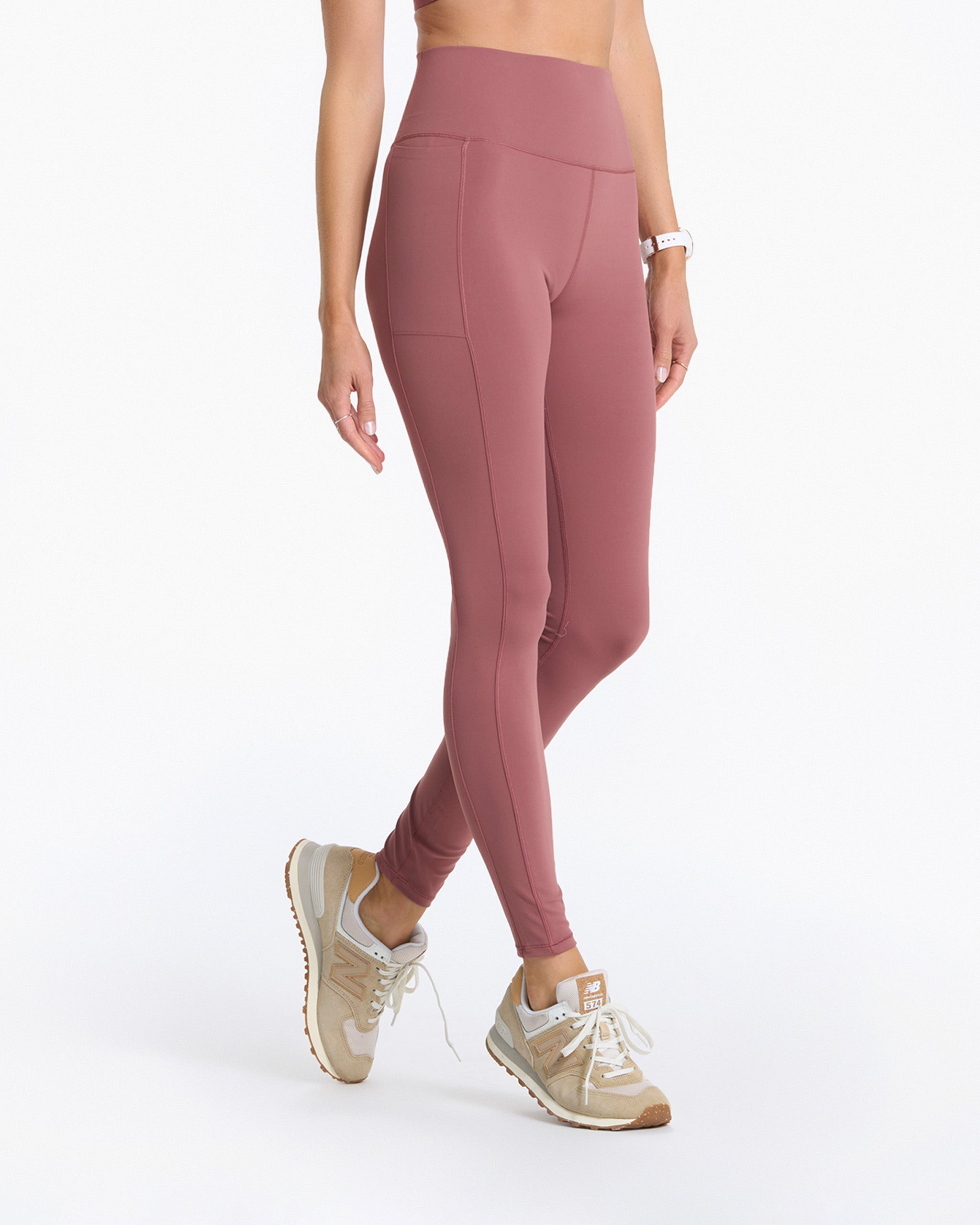 Studio Pocket Legging-Long | Rosewood - Image 3