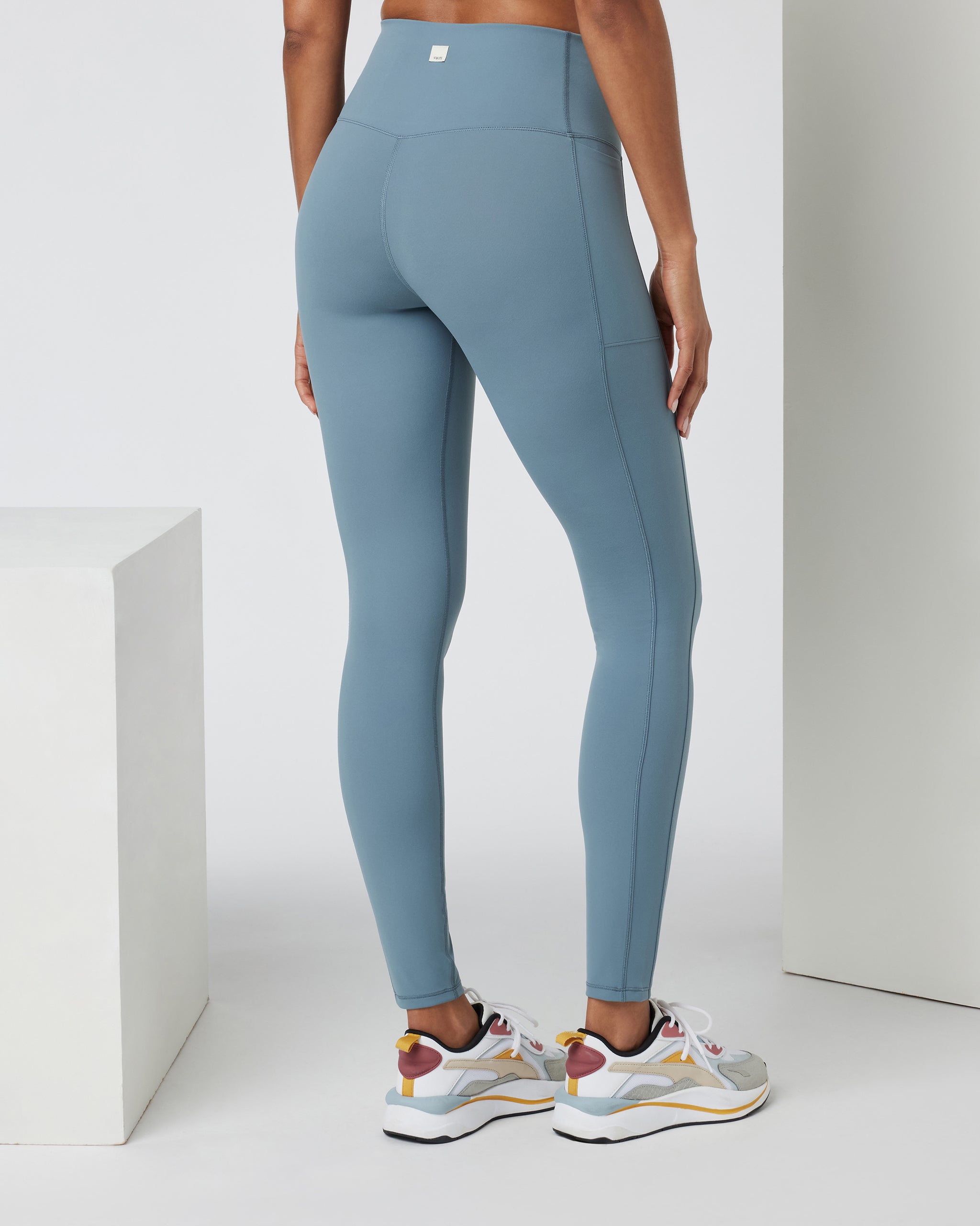 Studio Pocket Legging-Long | Smoke Blue - Image 3