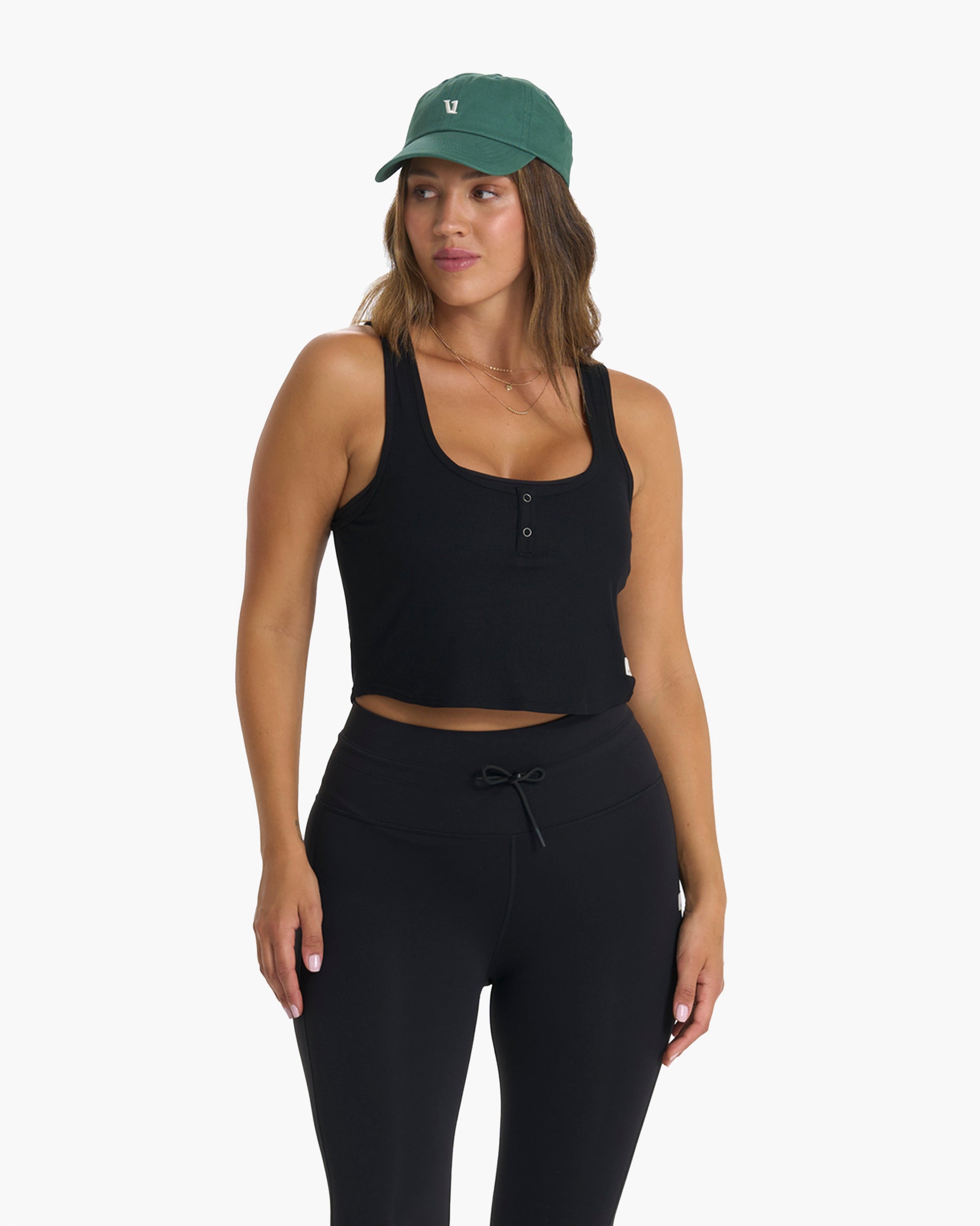 Cove Crop Tank | Black - Image 5