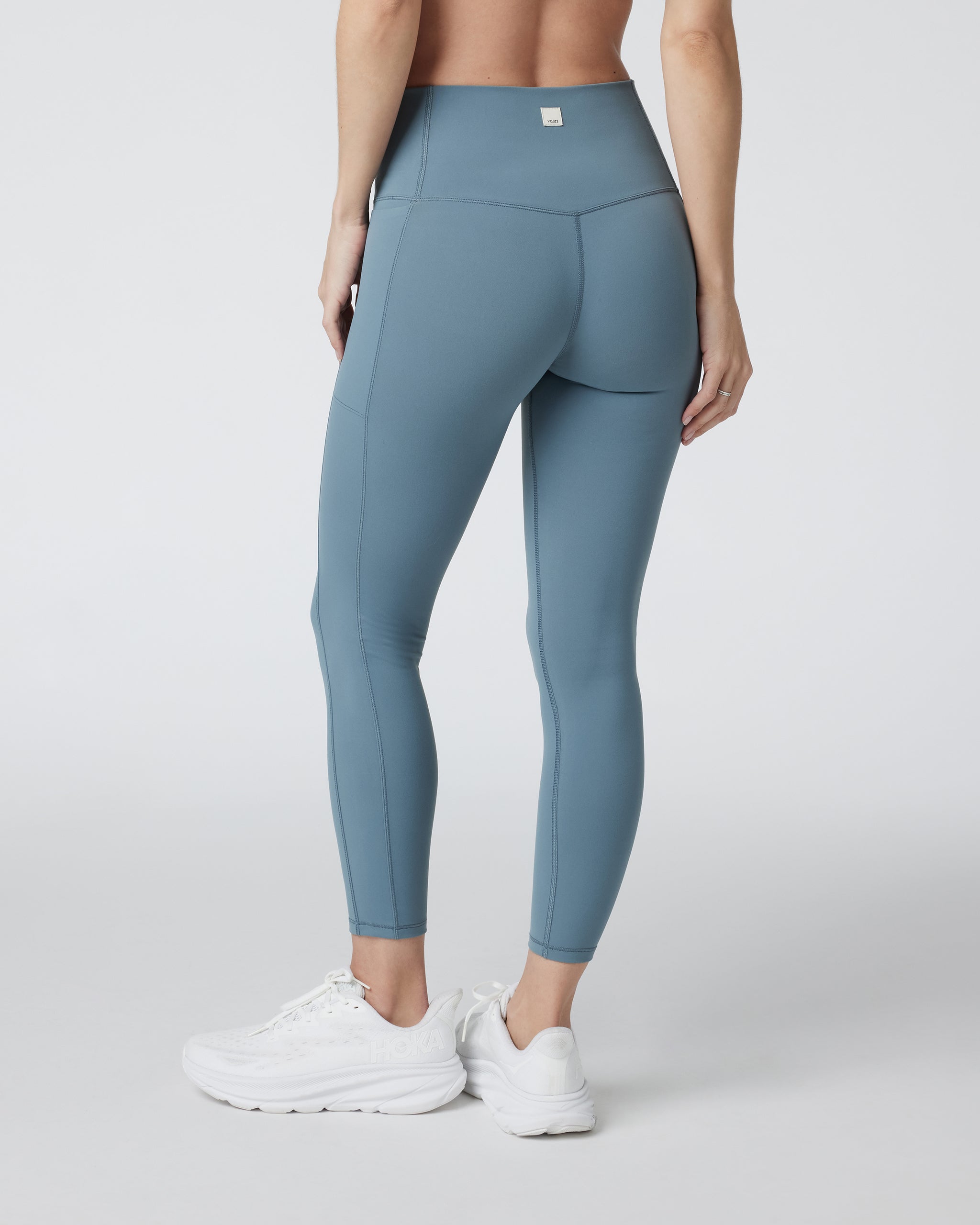 Studio Pocket Legging-Short | Smoke Blue - Image 3