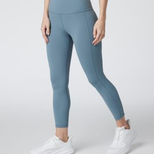 Studio Pocket Legging-Short | Smoke Blue