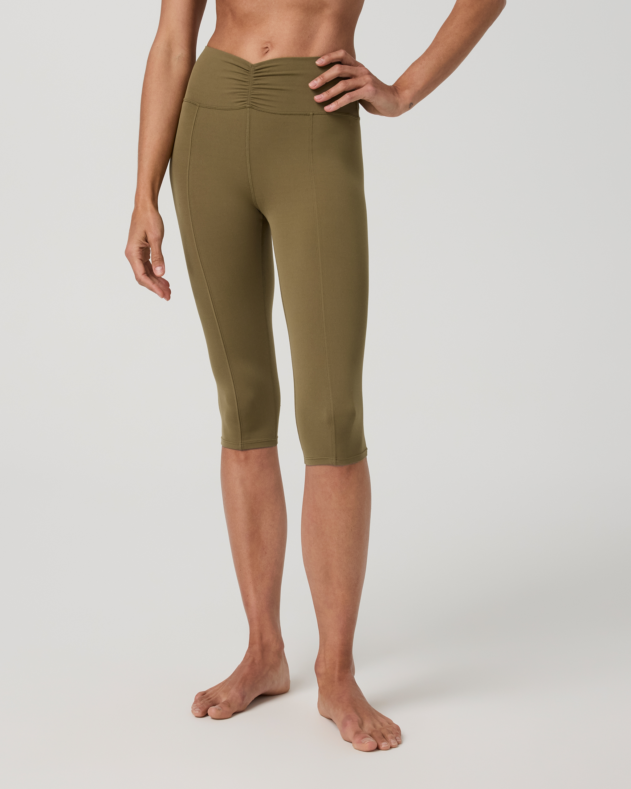 Vuori AllTheFeels™ Shirred Crop | Saguaro - Image 5