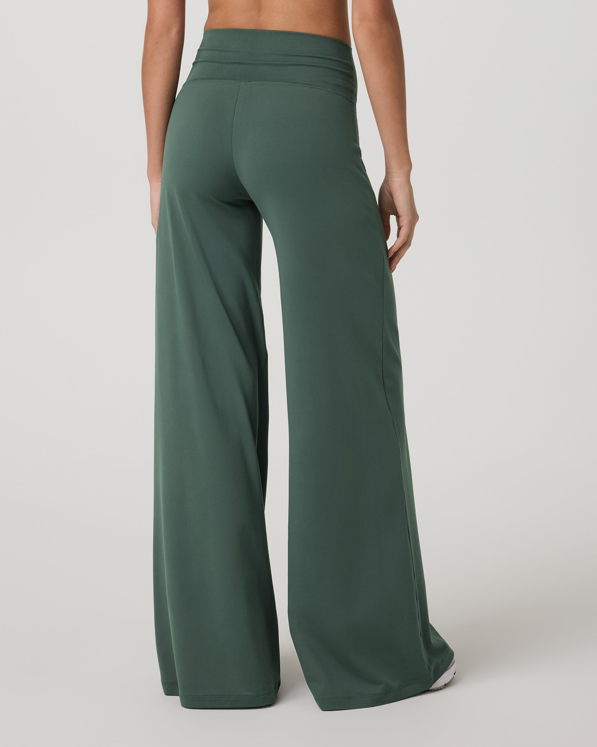 Halo Easy Wideleg Pant - Long | Agate Green - Image 3