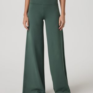 Halo Easy Wideleg Pant - Short | Agate Green