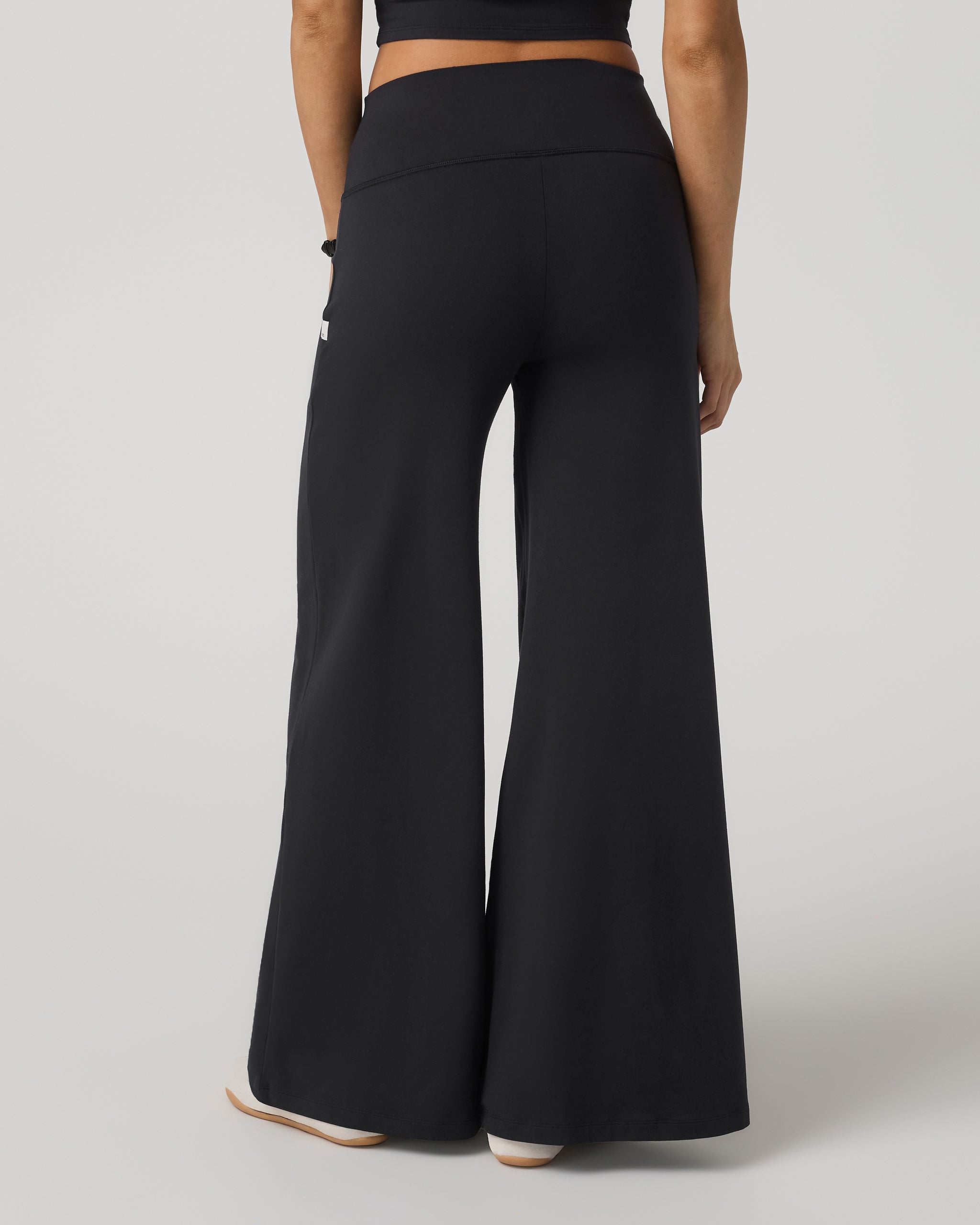 Halo Easy Wideleg Pant - Long | Solid Black - Image 3