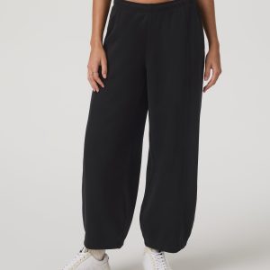 Sedona Barrel Crop Sweatpant | Black