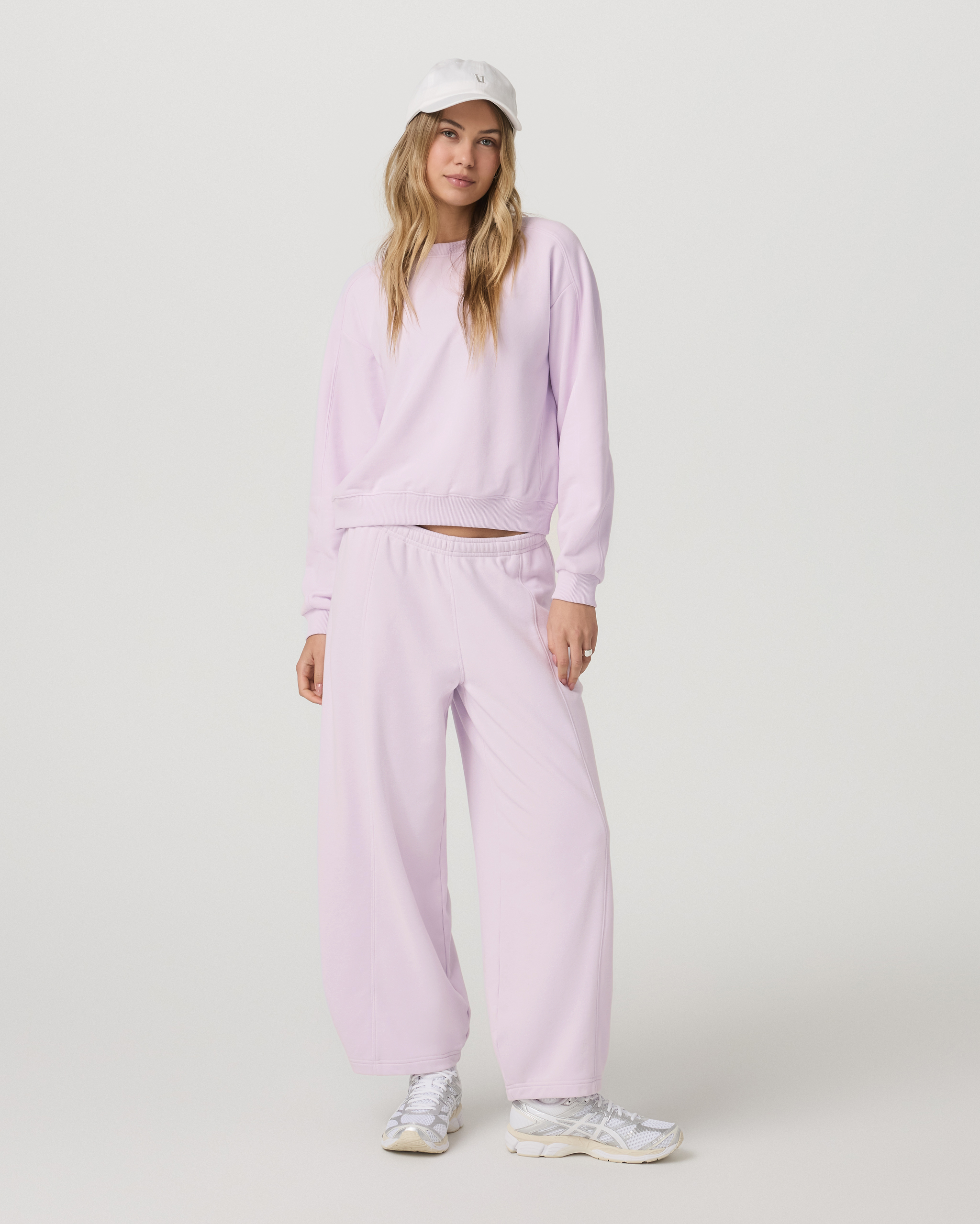 Sedona Barrel Crop Sweatpant | Lilac Breeze - Image 2