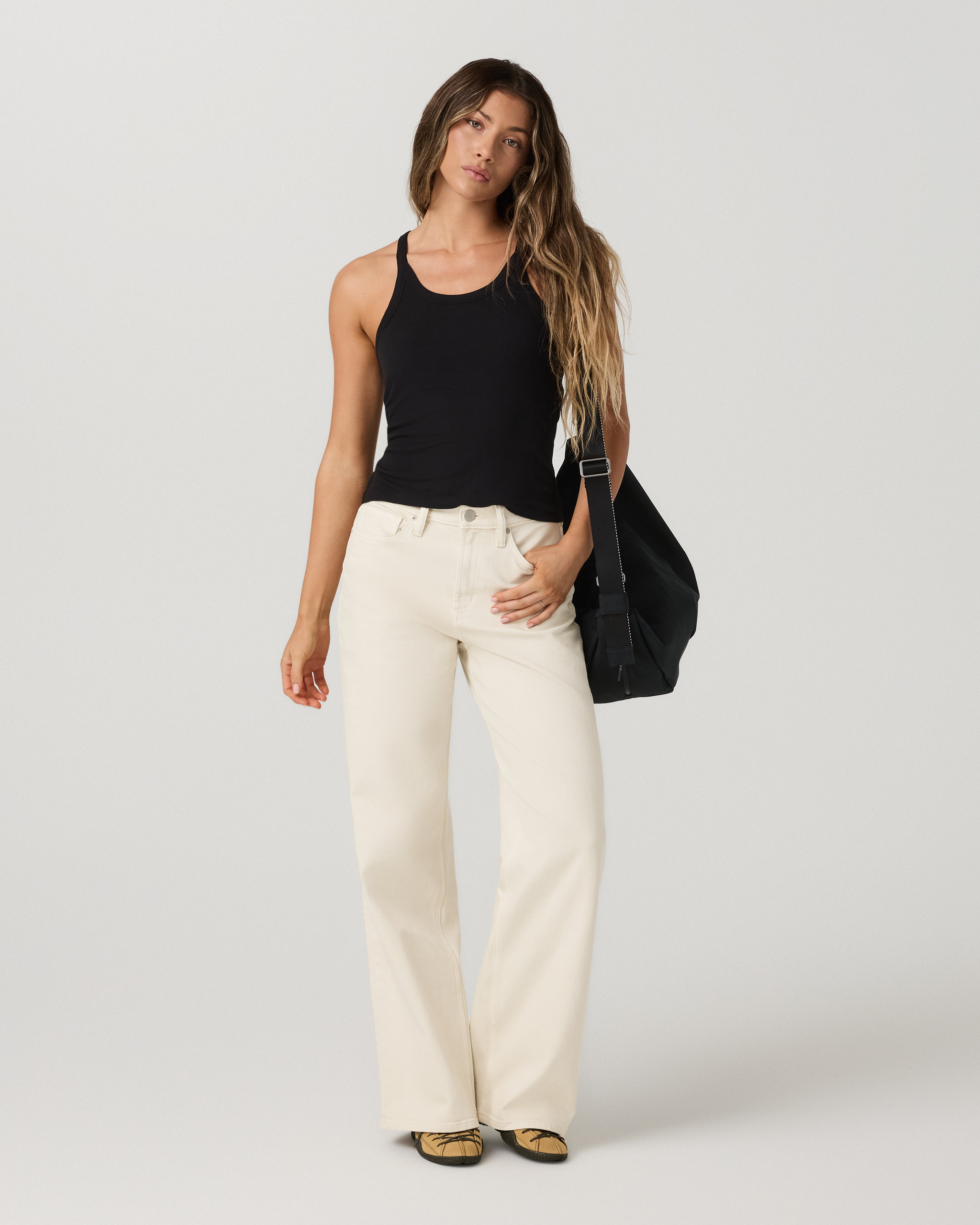 Women's Vuori Vintage Wideleg Jean | Bone Denim - Image 2