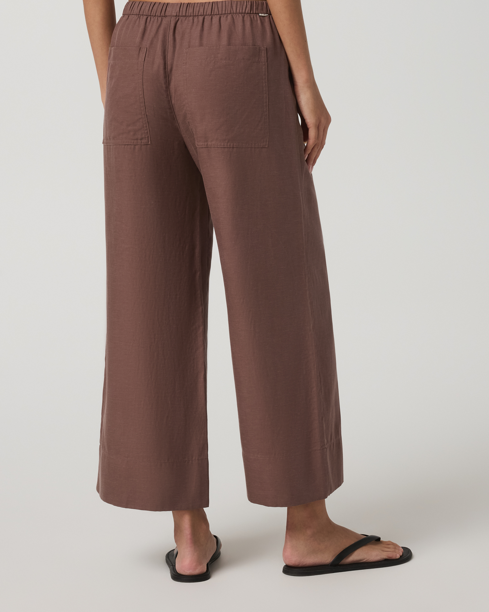 Trestles Twill Crop Wideleg Pant | Sable - Image 3