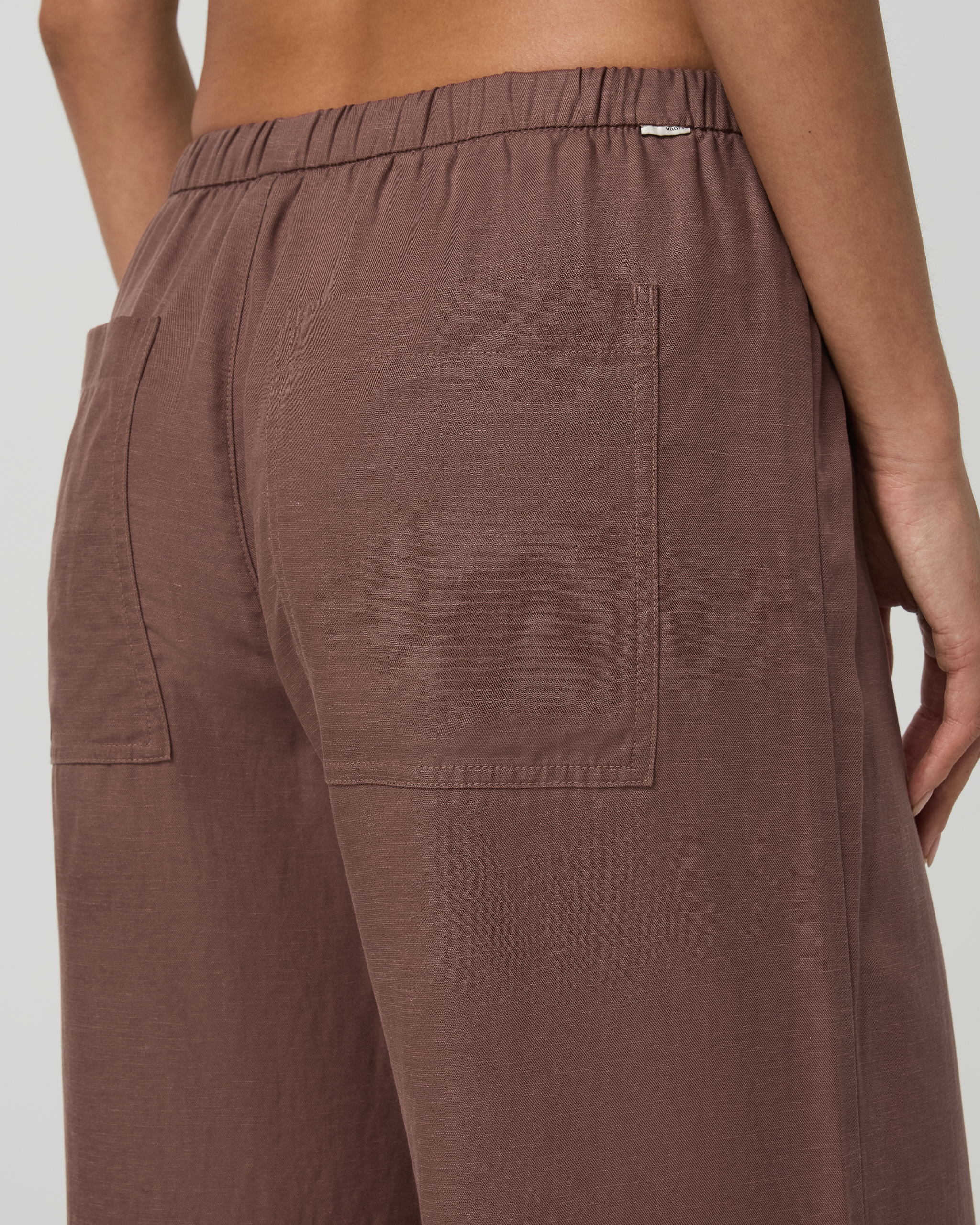 Trestles Twill Crop Wideleg Pant | Sable - Image 5
