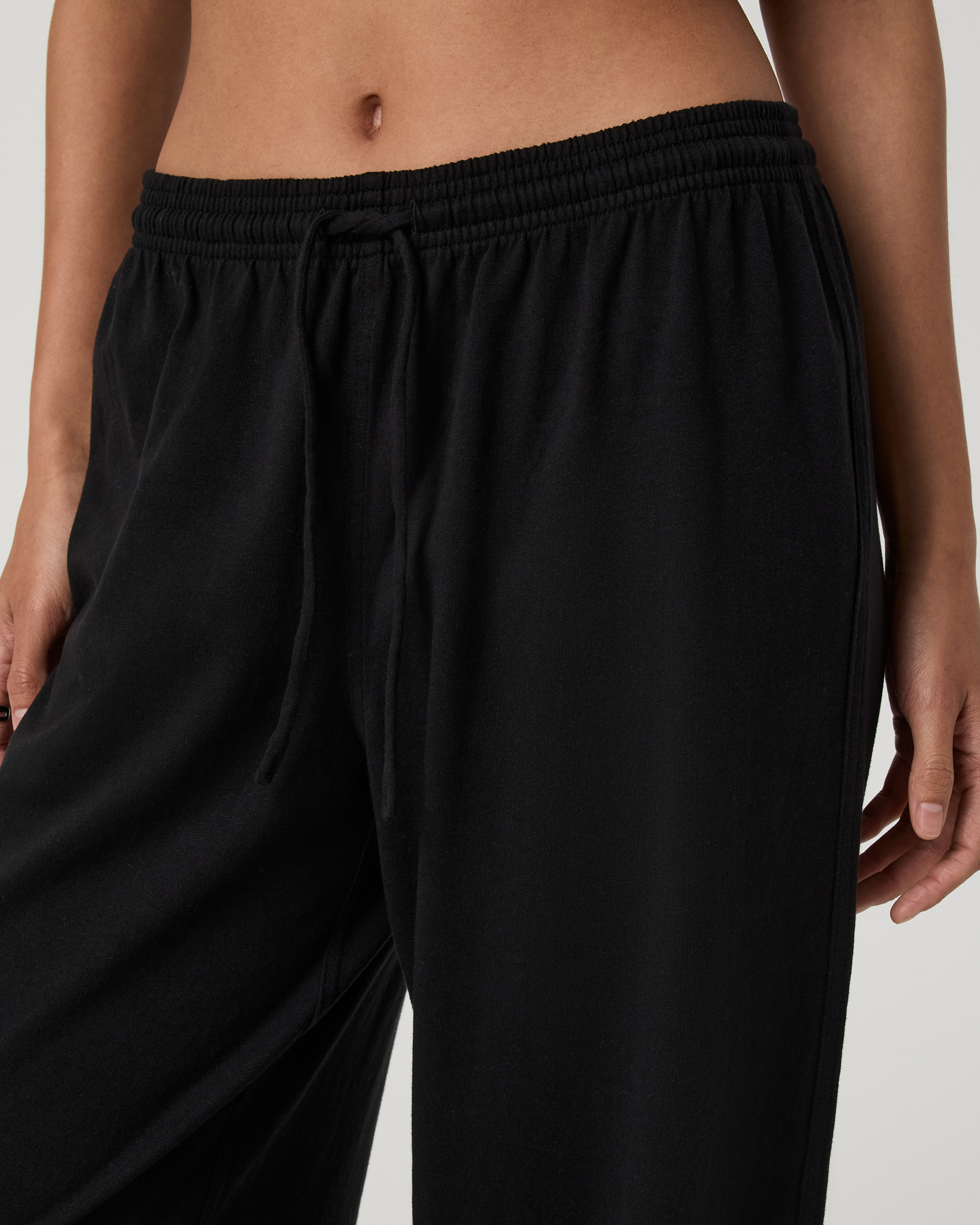 Heavyweight Cotton Easy Pant | Black - Image 5