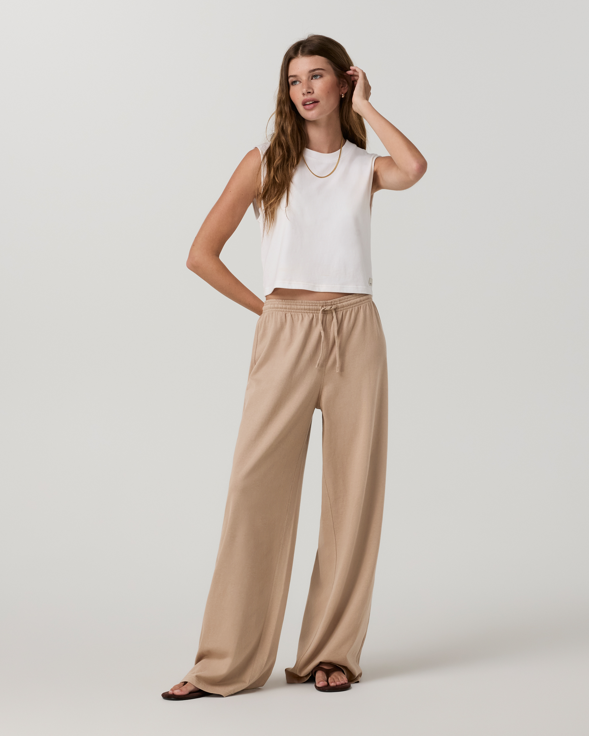 Heavyweight Cotton Easy Pant | Goldenrod