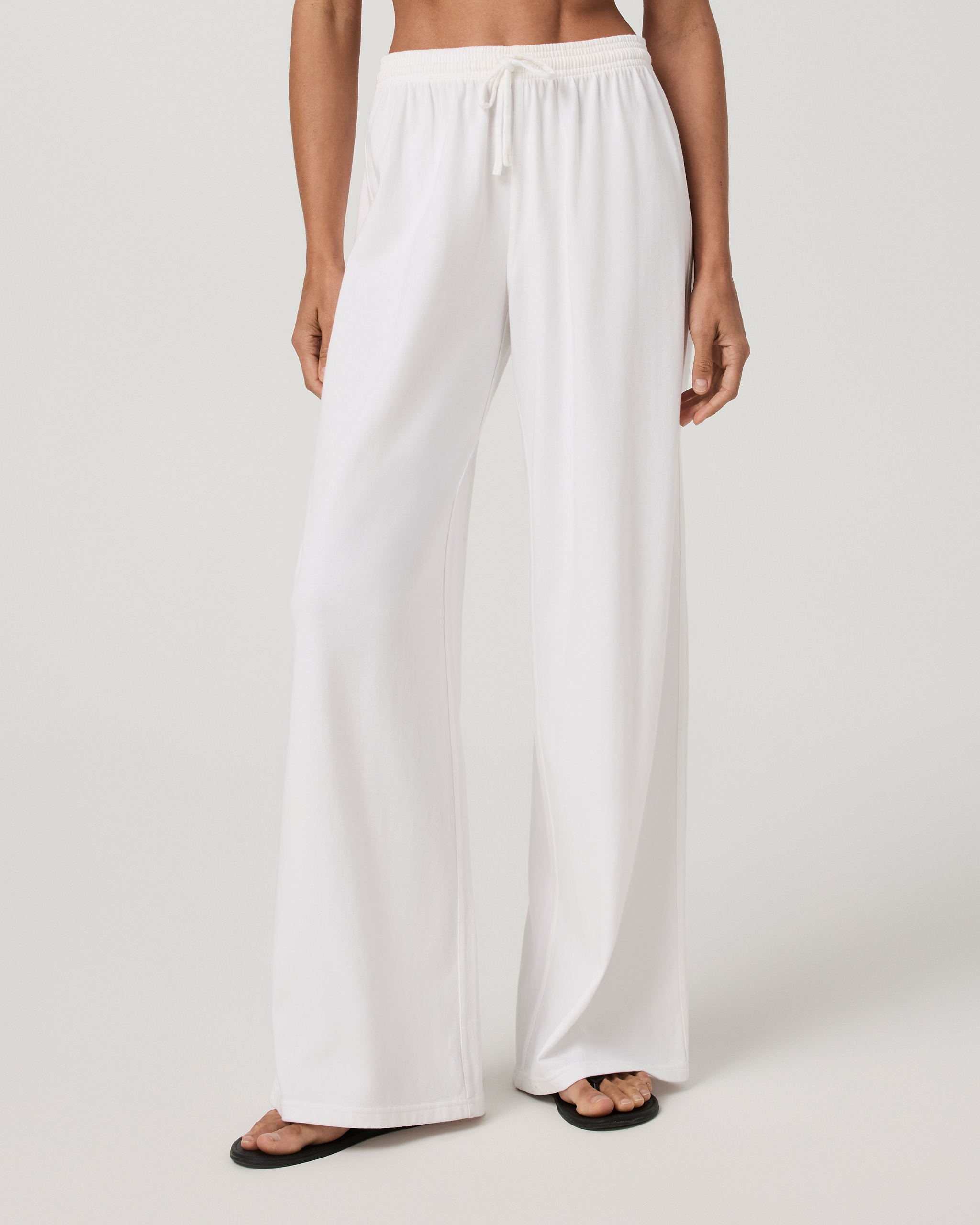 Heavyweight Cotton Easy Pant | White - Image 5