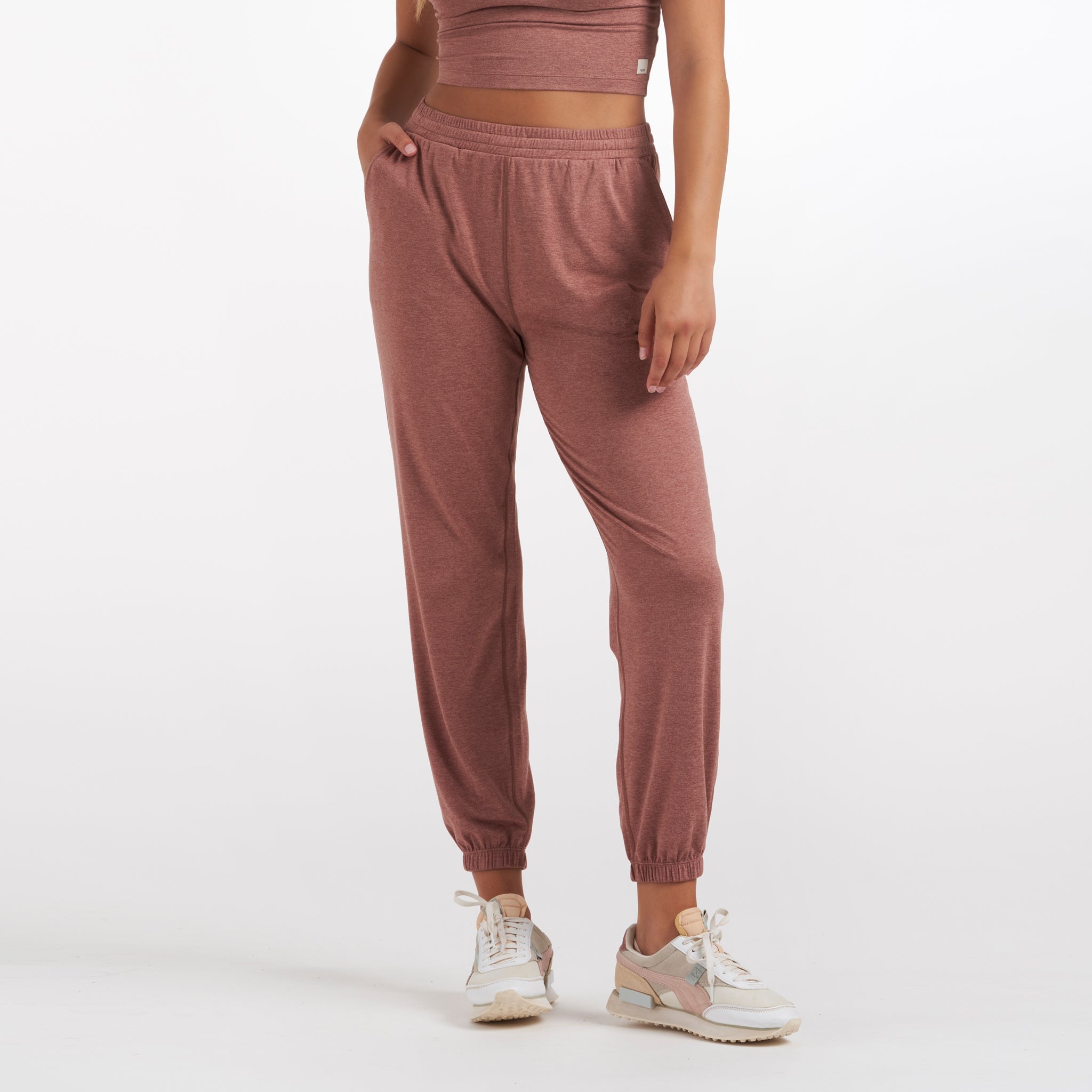 Boyfriend Sweatpant | Light Terracotta Heather - Image 2