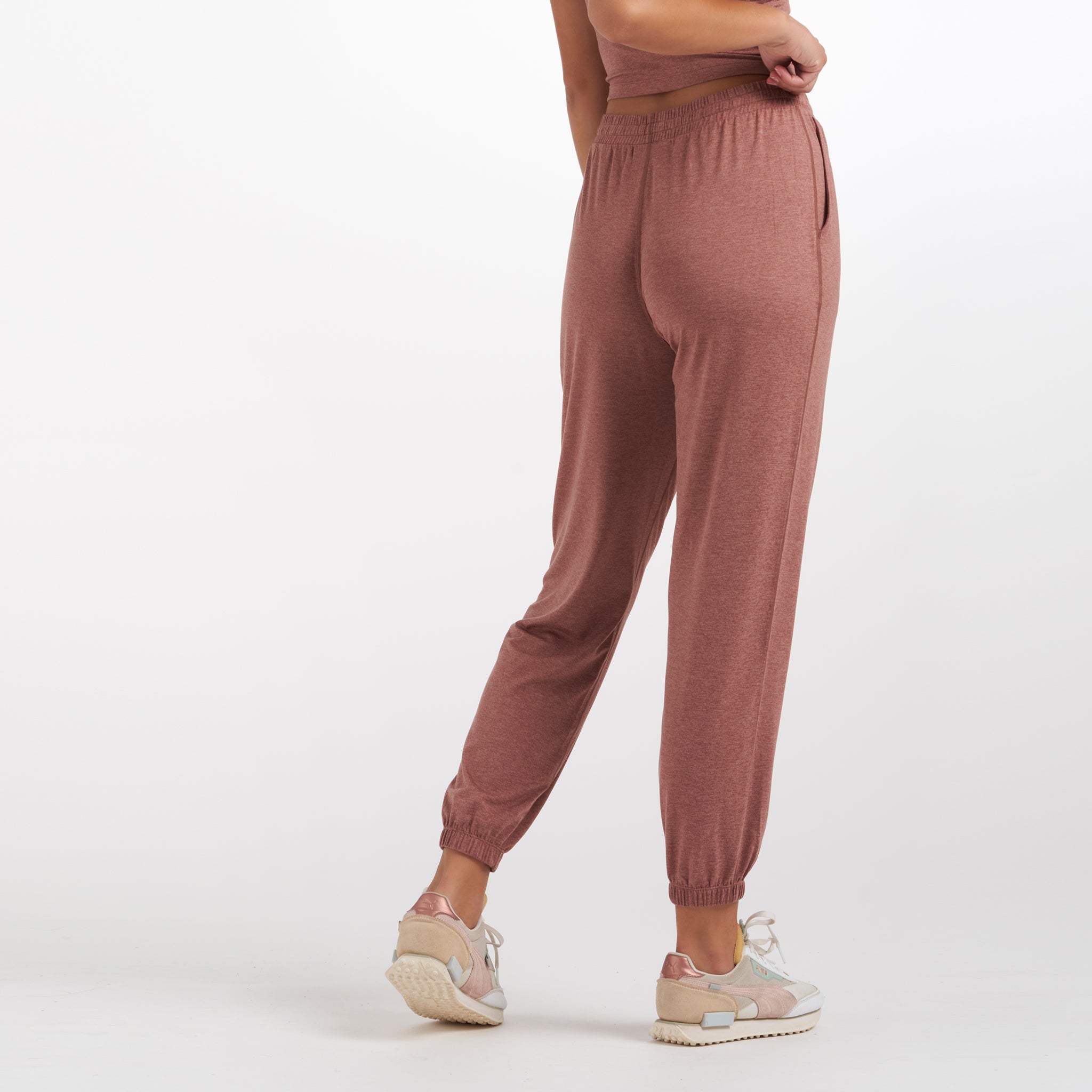 Boyfriend Sweatpant | Light Terracotta Heather - Image 3