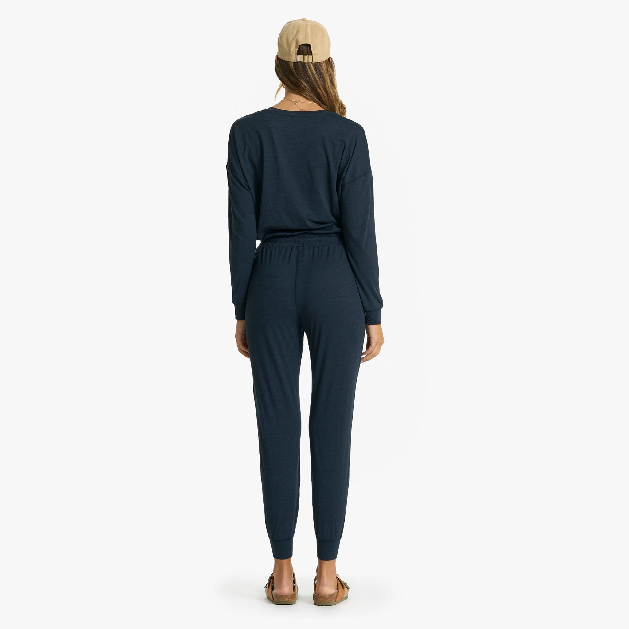 Lux Henley Jumpsuit | Ink Heather - Image 5