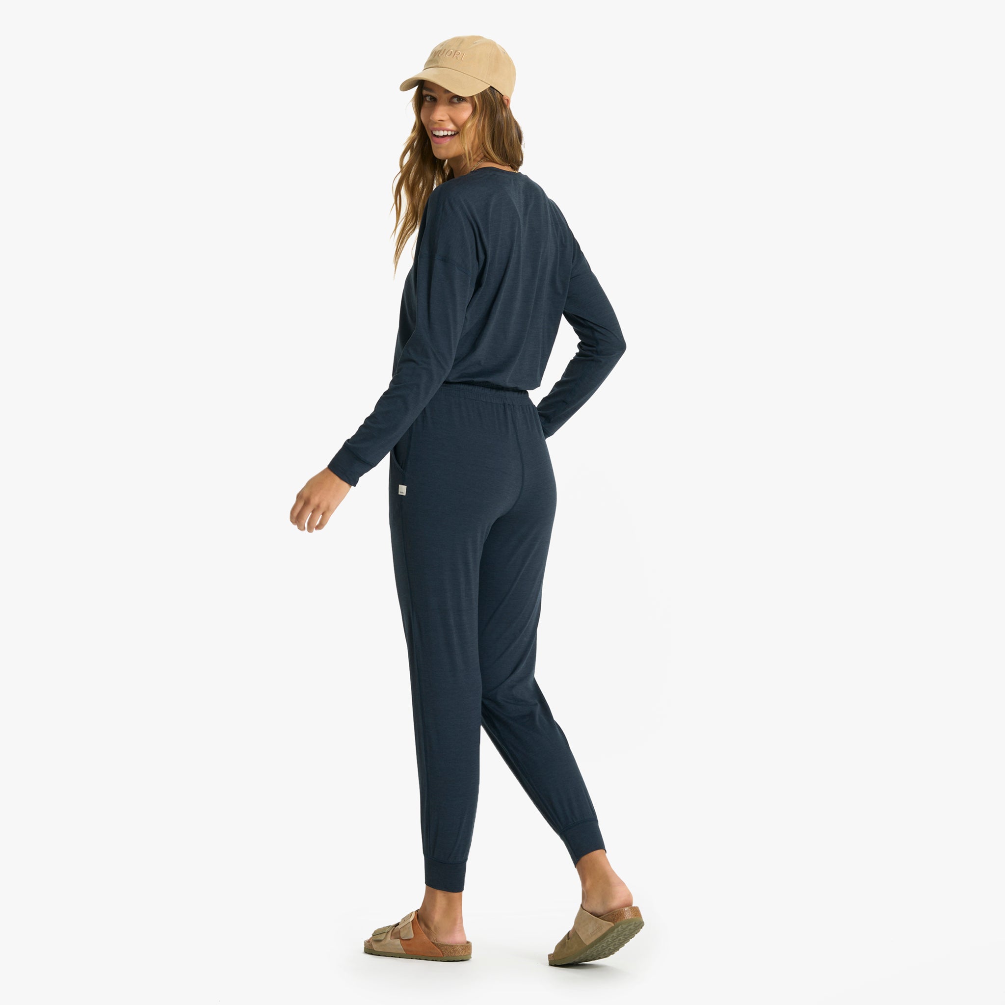 Lux Henley Jumpsuit | Ink Heather - Image 3