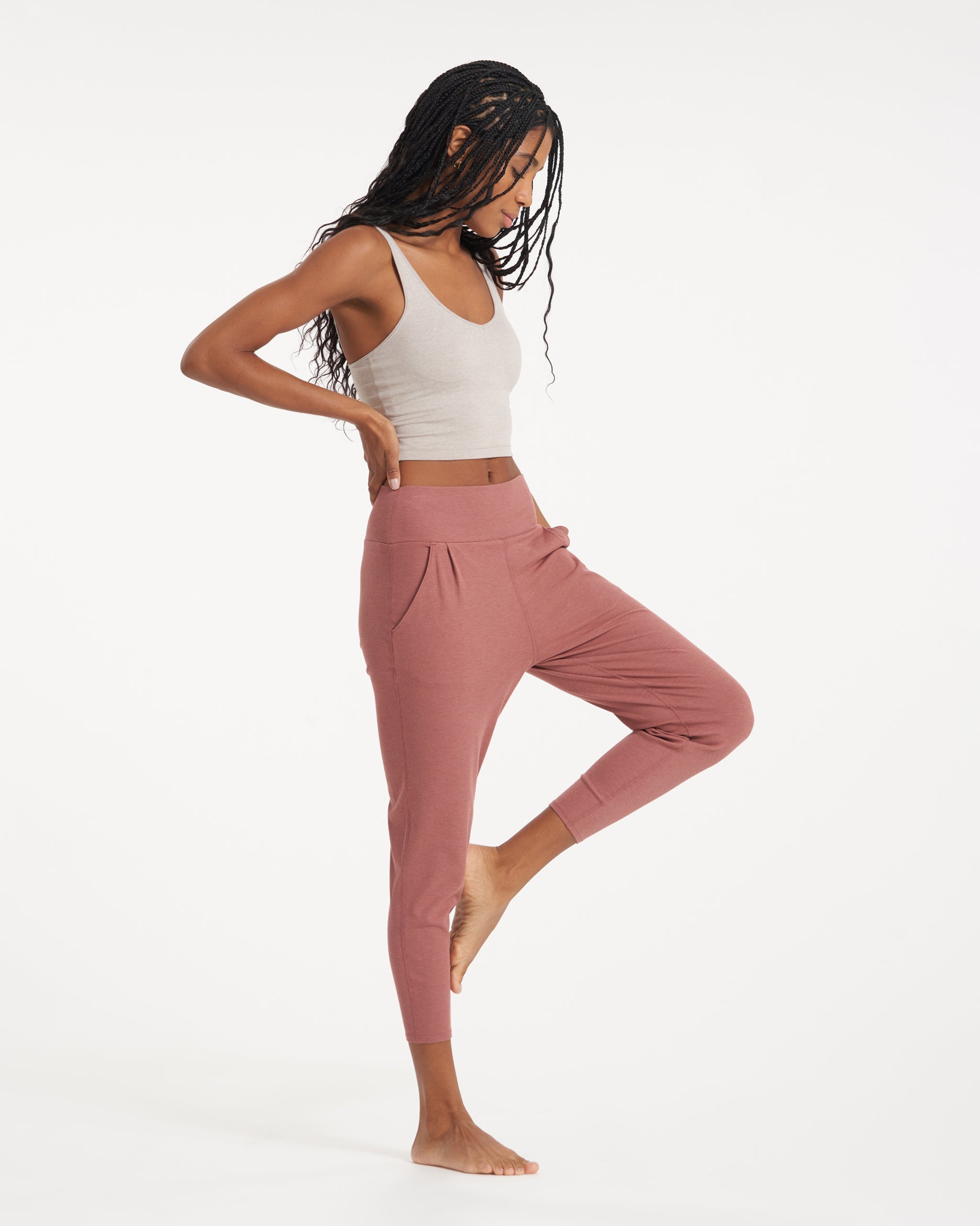 Pose At Ease Pant | Rosewood Heather - Image 4
