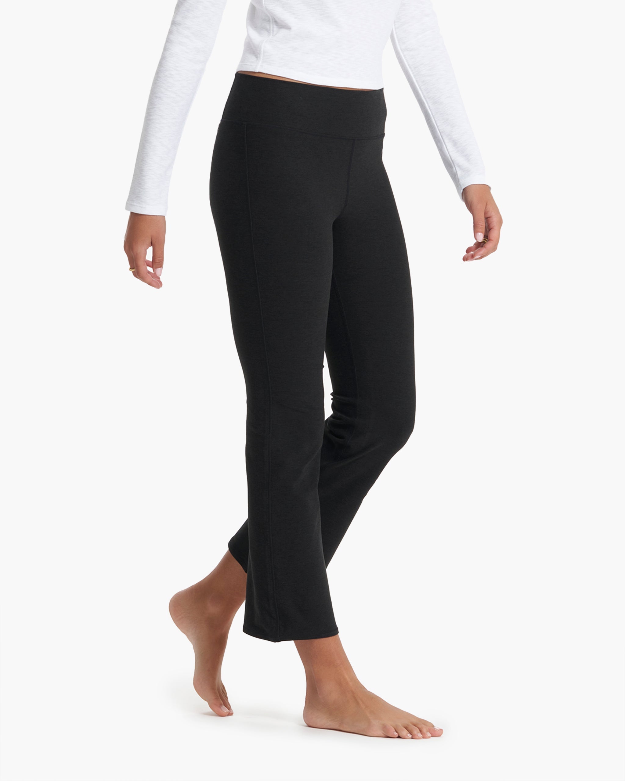 Mid Rise Elevation Slim Bootcut | Black Heather