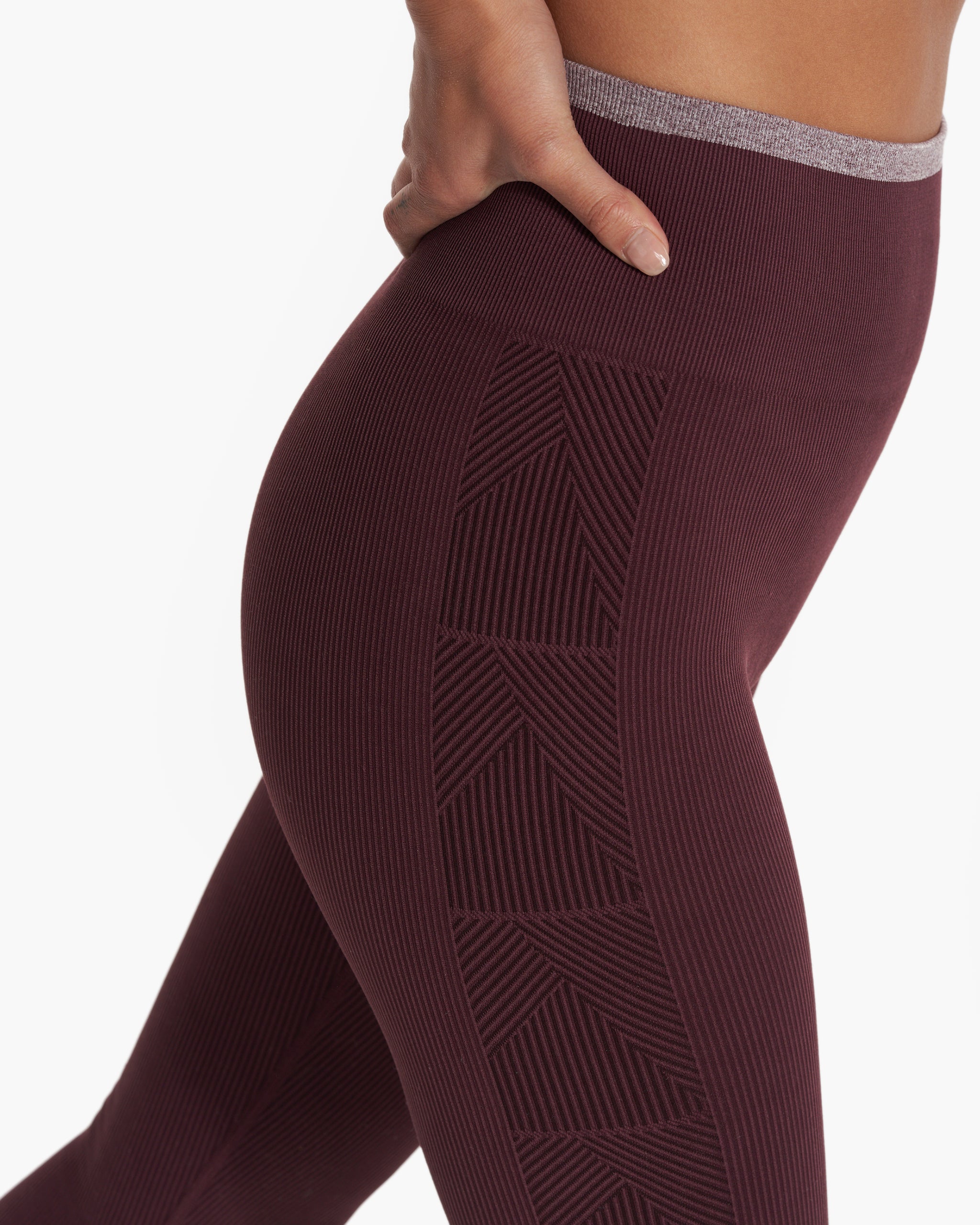 Helix Seamless Legging | Cerise - Image 3