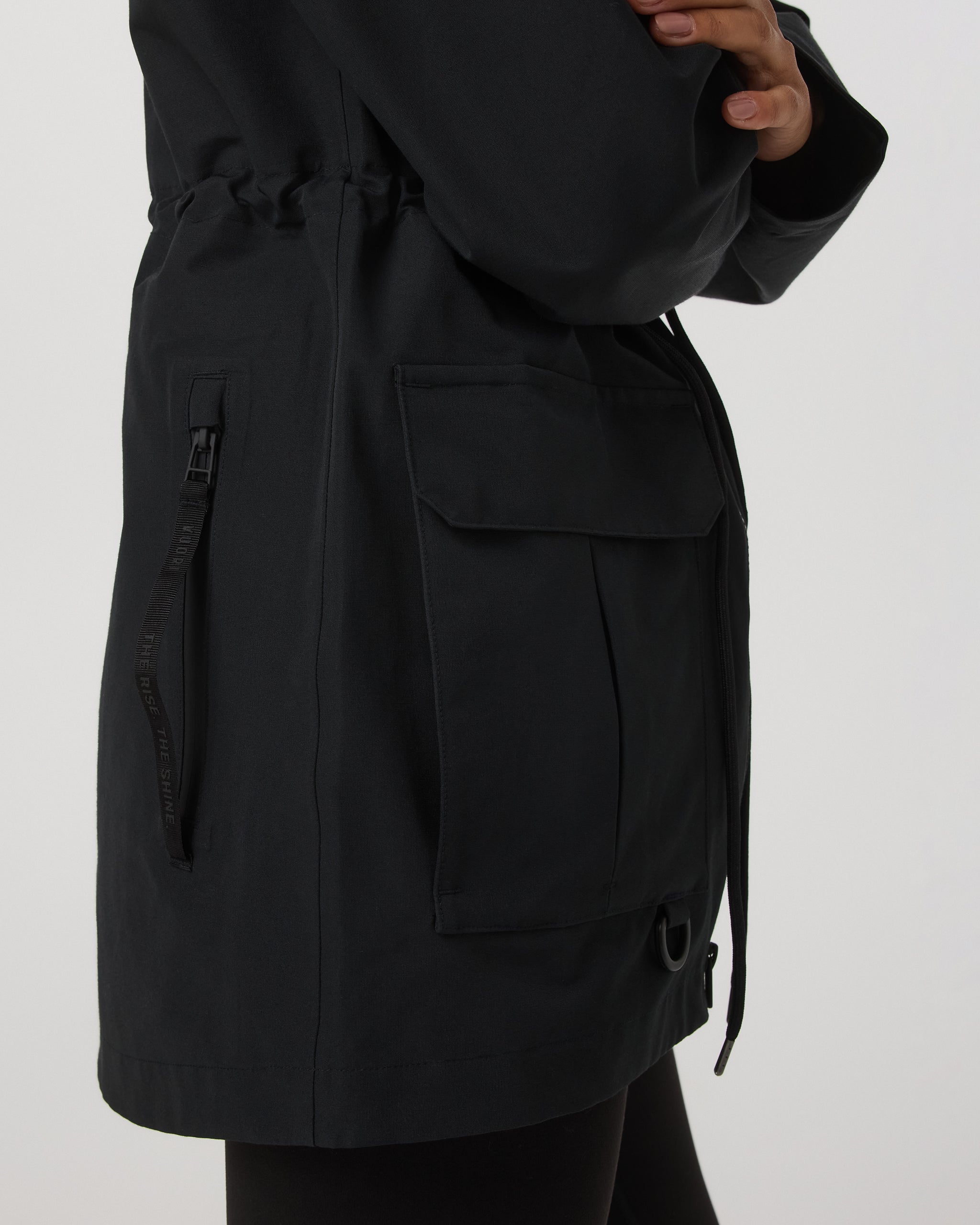 Pfeiffer Rain Jacket | Black - Image 5