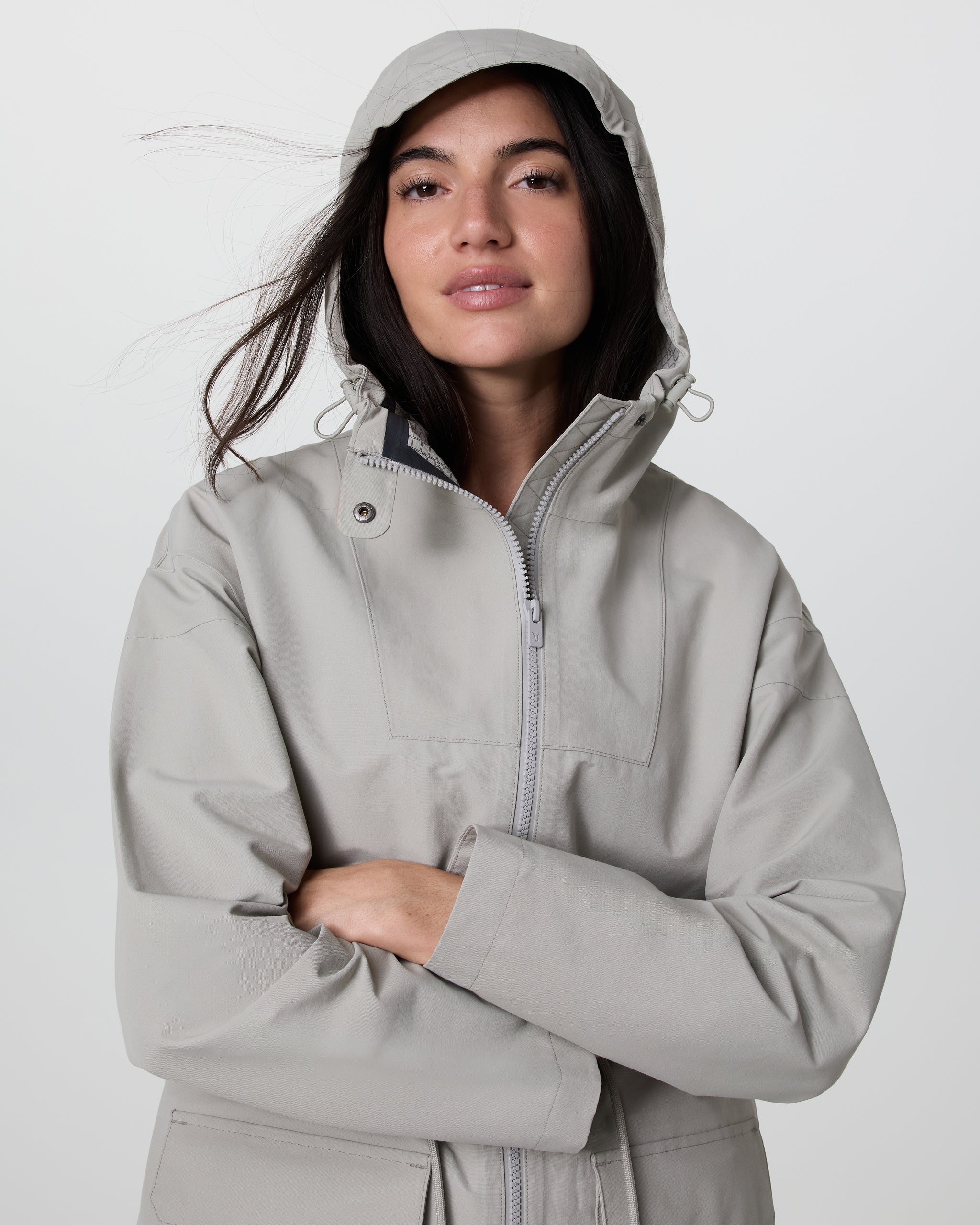 Pfeiffer Rain Jacket | Talc - Image 4